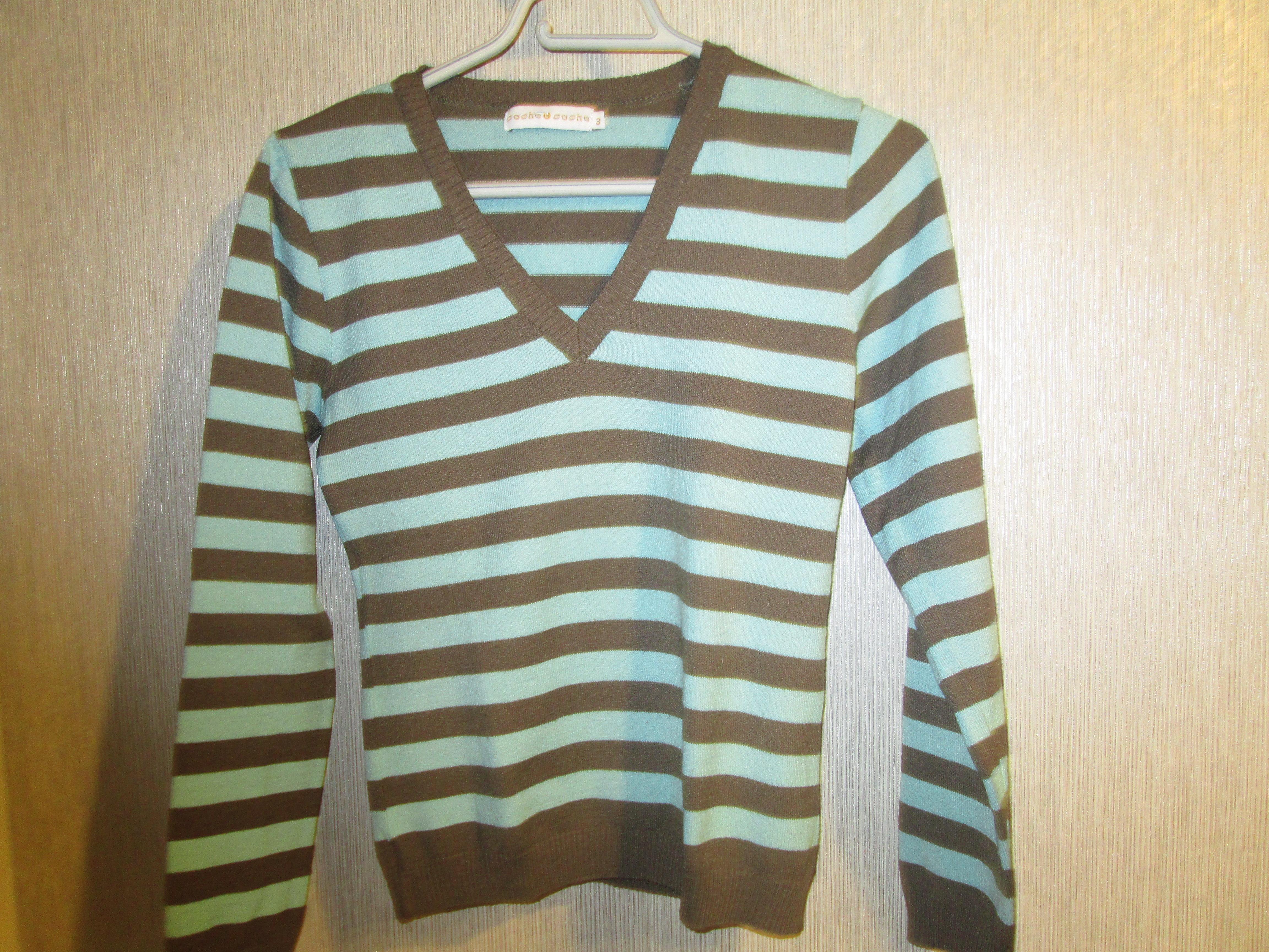 troc de troc pull cache cache taille 3 ( 40 ) 5 noisettes comme neuf image 0