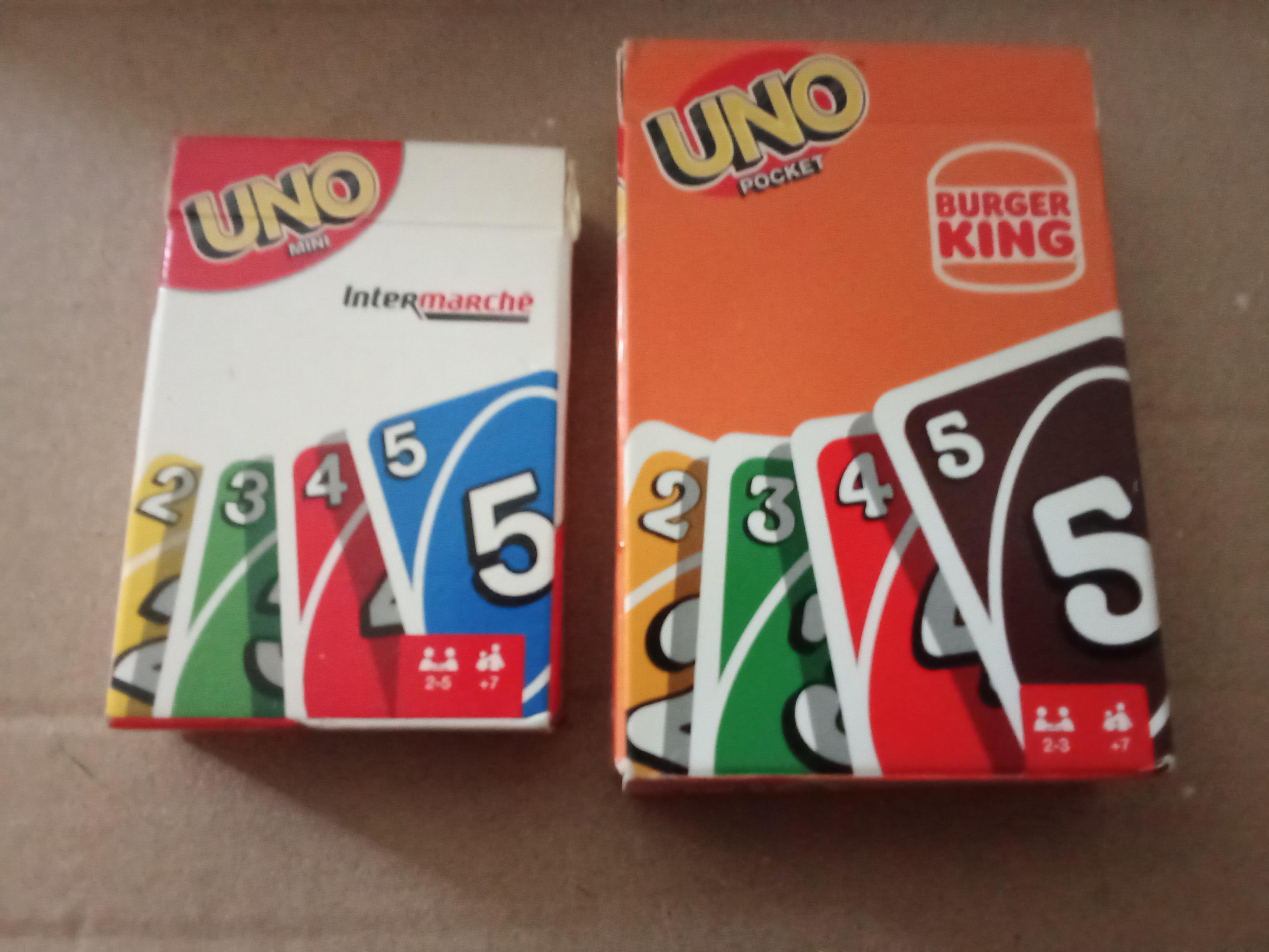 troc de troc lot de 2 jeux uno pocket complet état neuf réserver mmmanga image 0