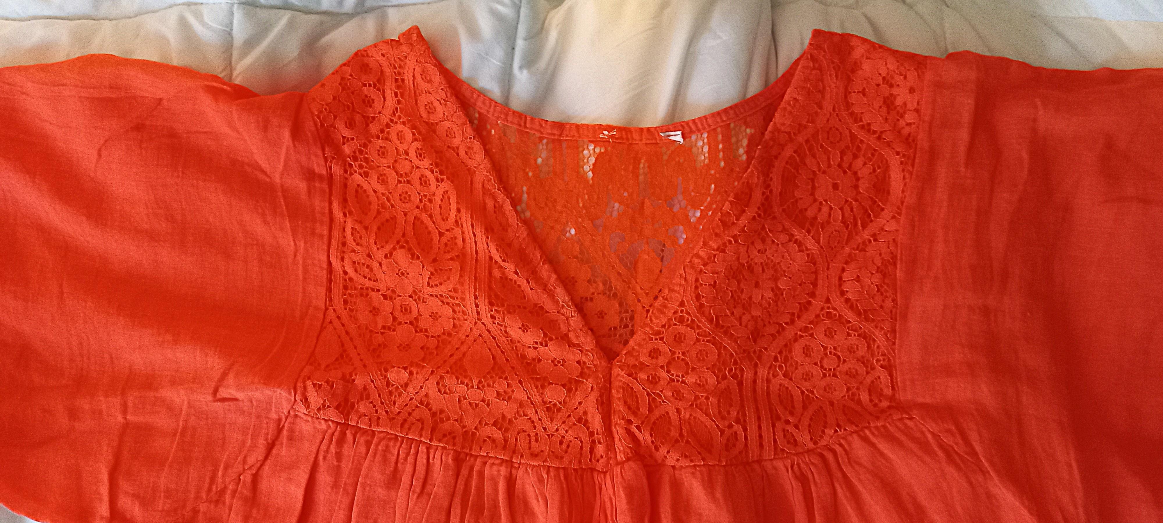 troc de troc robe orange vif. image 2