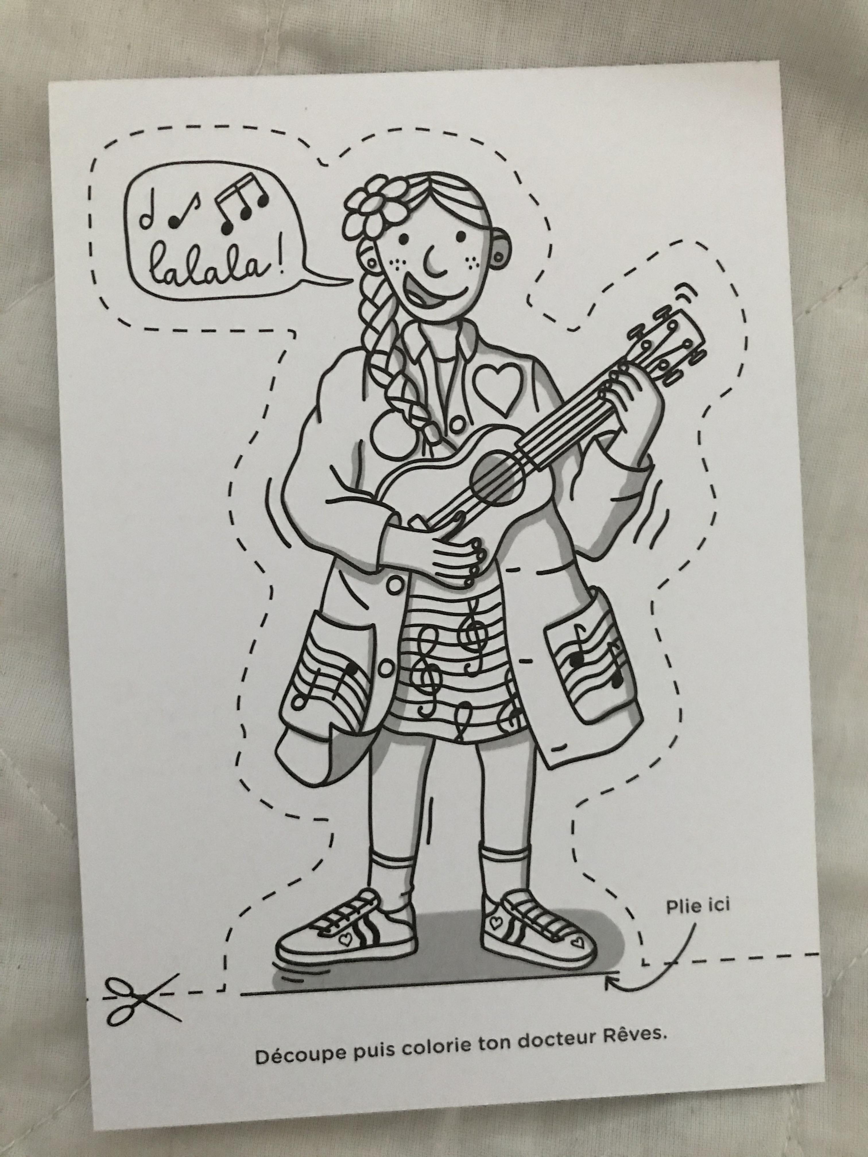 troc de troc coloriages chanteuse à la guitare image 1