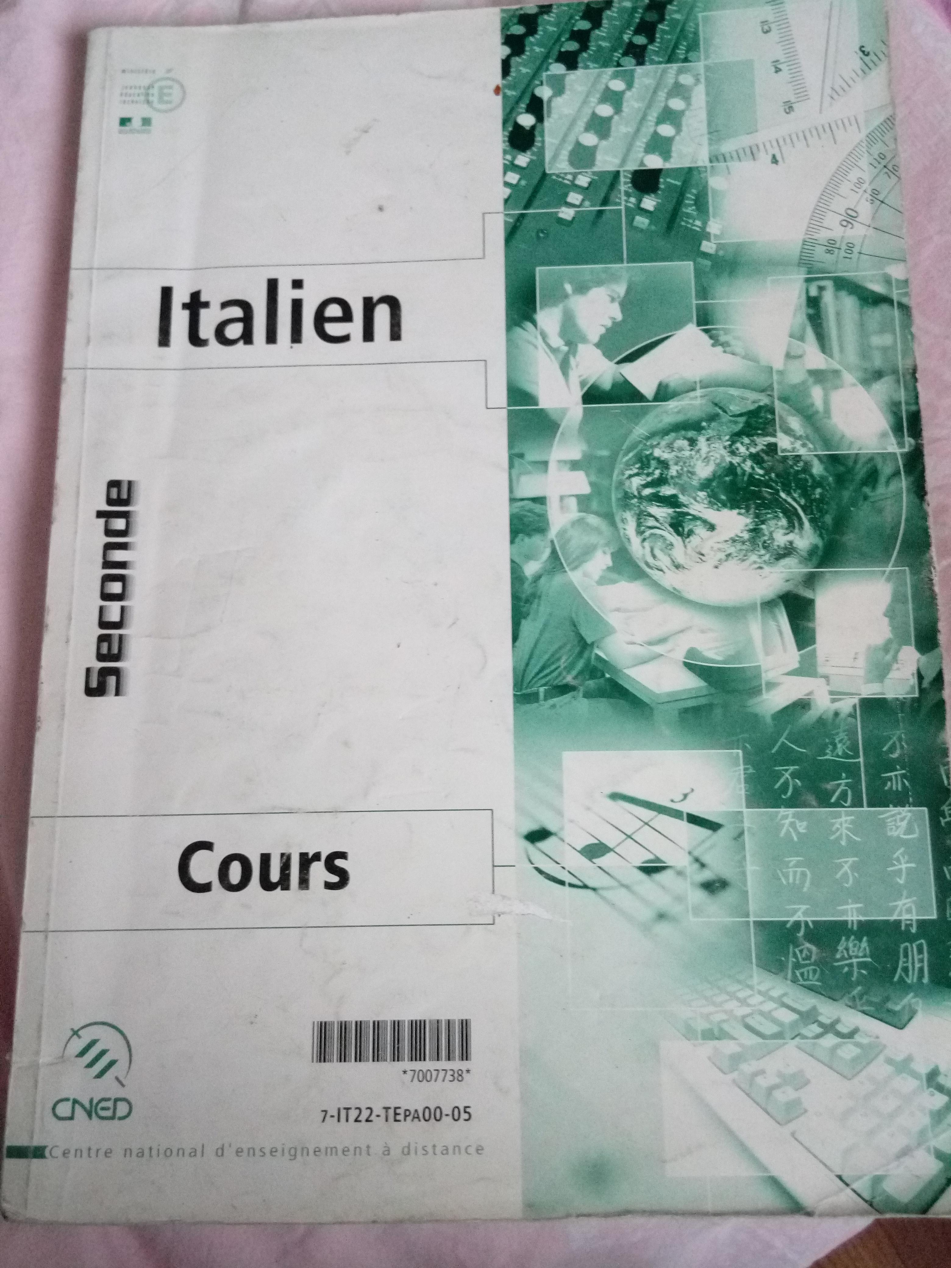 troc de troc cours italien cned niveau seconde image 0