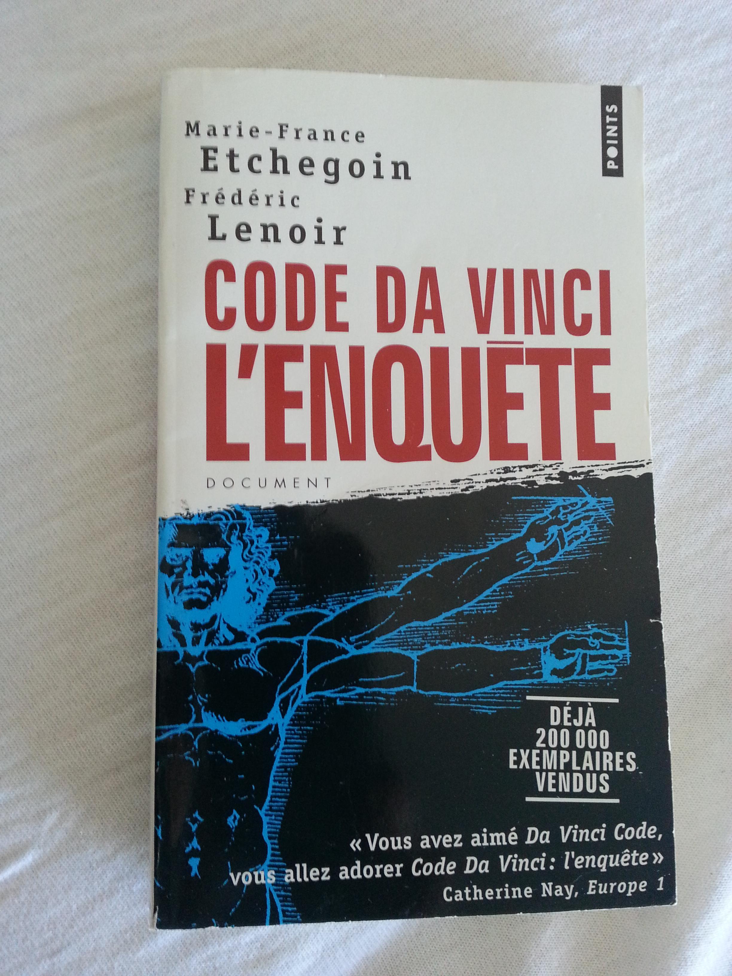 troc de troc code da vinci  l'enquÊte de marie-france etchegoin & frédéric len image 0