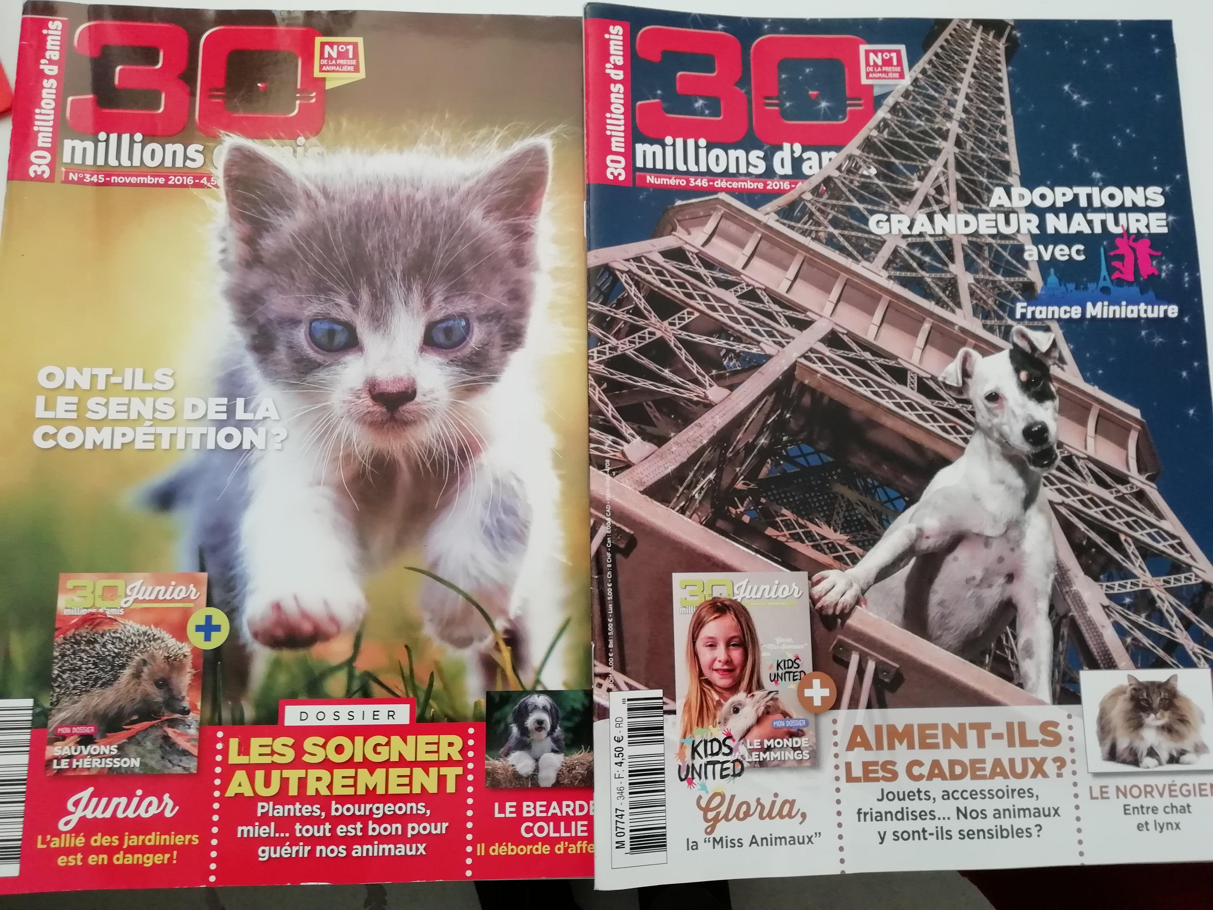 troc de troc magasines 30 millions d'amis image 1