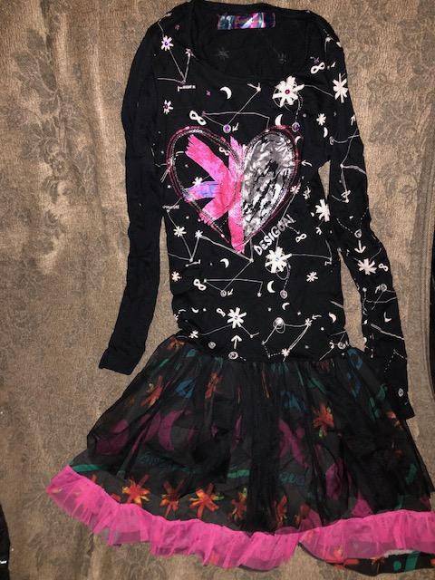 troc de troc (réservé) robe 11/12 ans desigual image 0