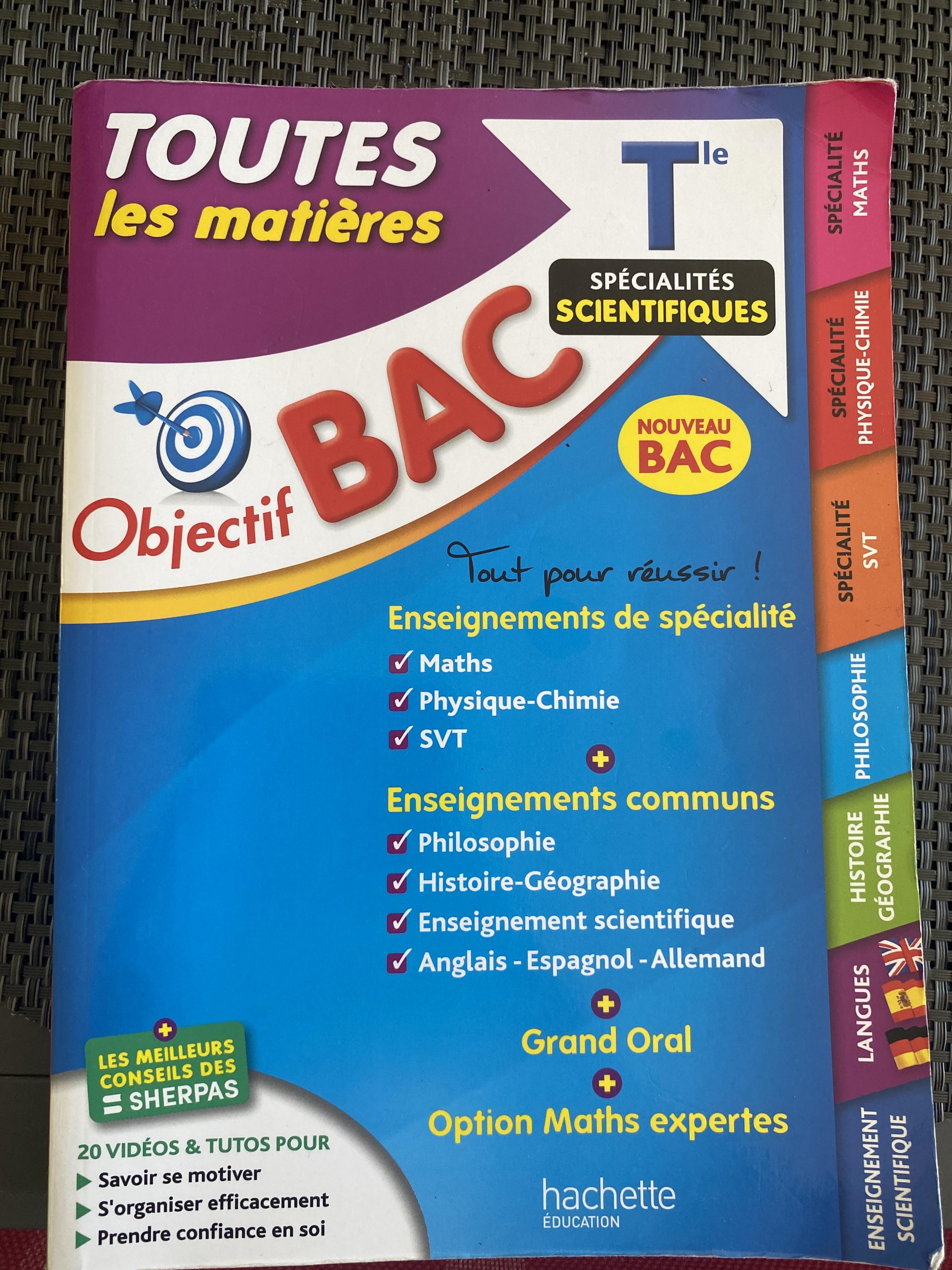 troc de troc objectif bac terminale spécialités scientifiques image 0