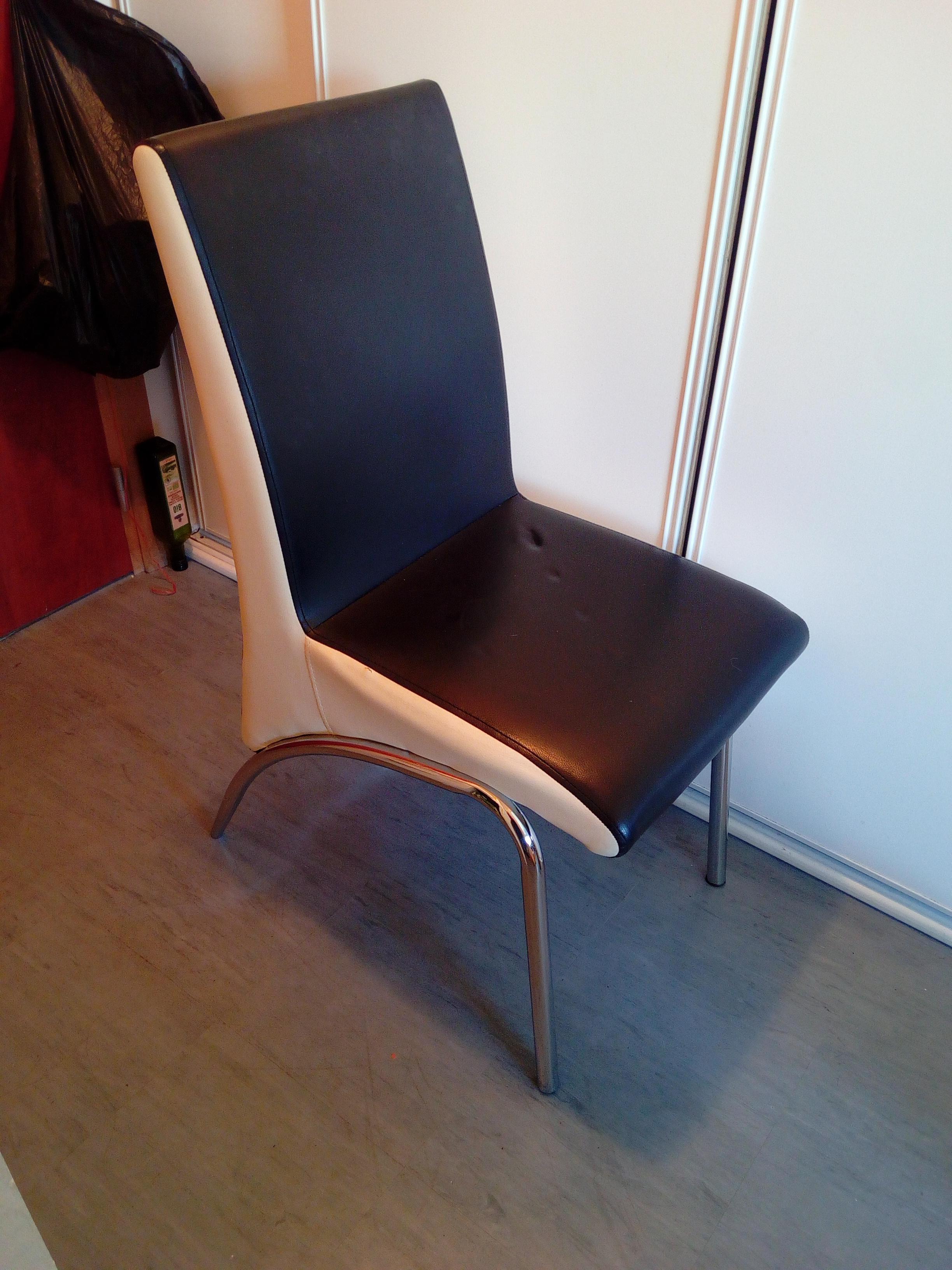 troc de troc chaise simili cuir image 0
