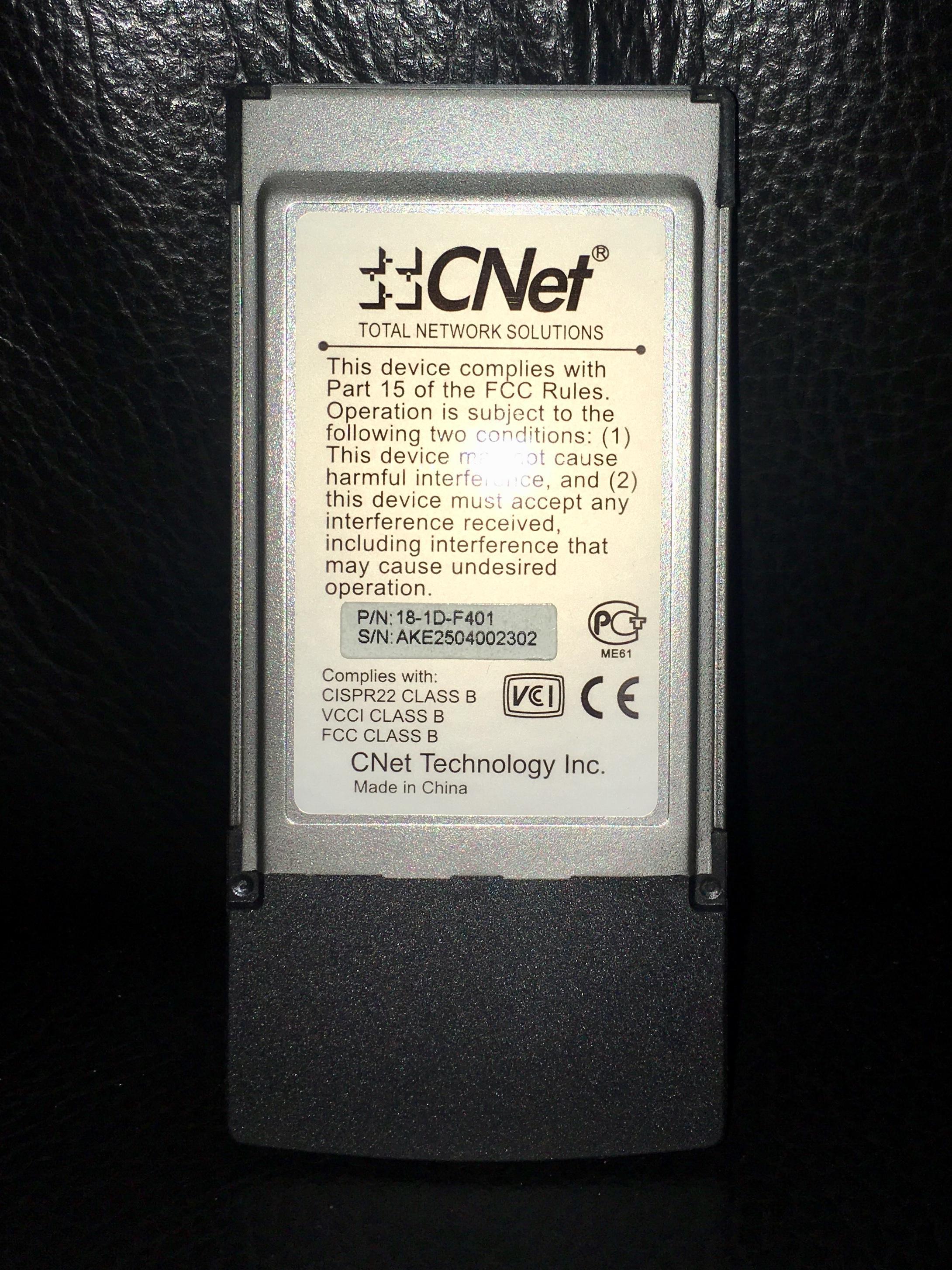 troc de troc carte ethernet rj45 pcmcia image 2