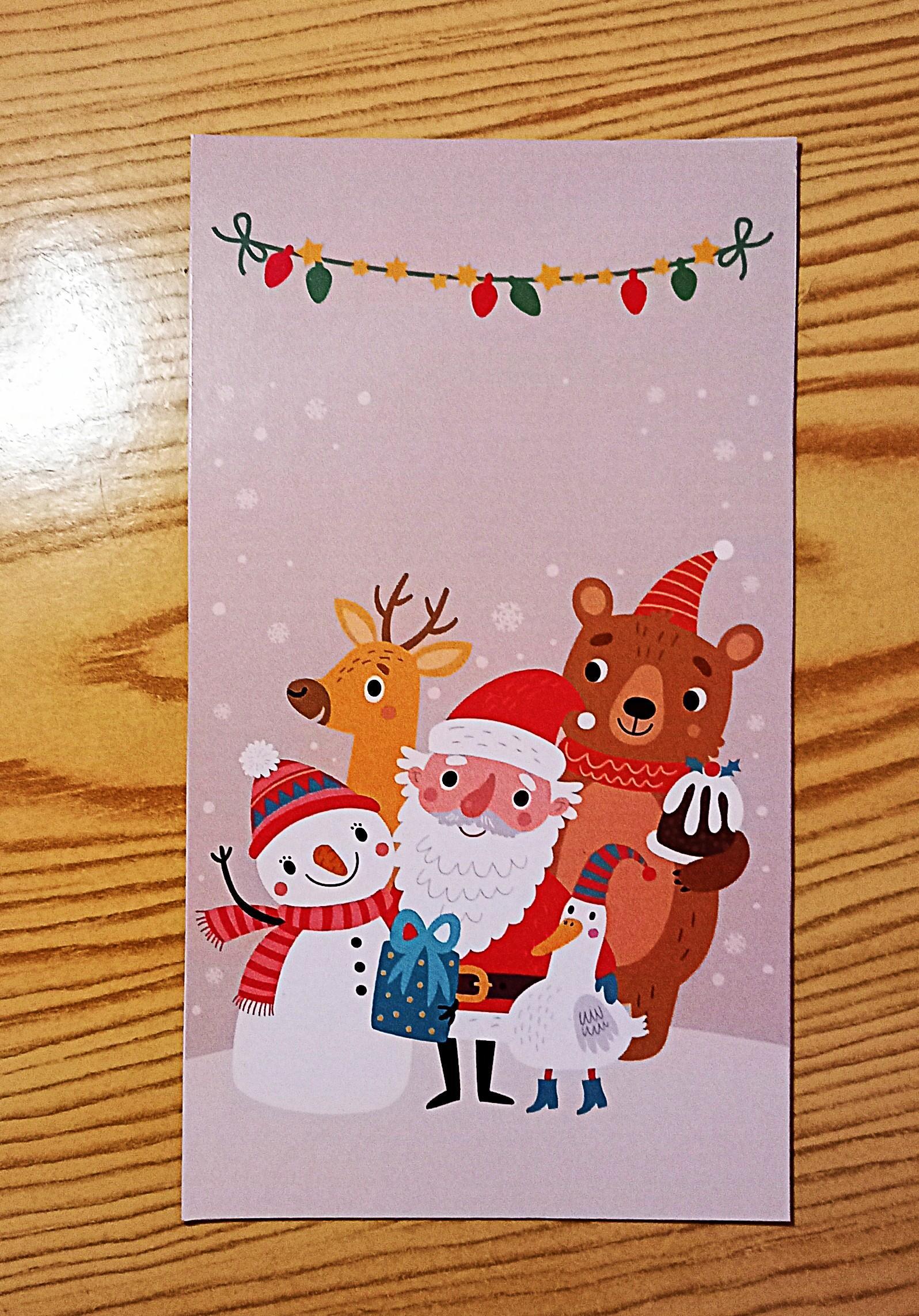 troc de troc carte "les amis du père noël". image 0