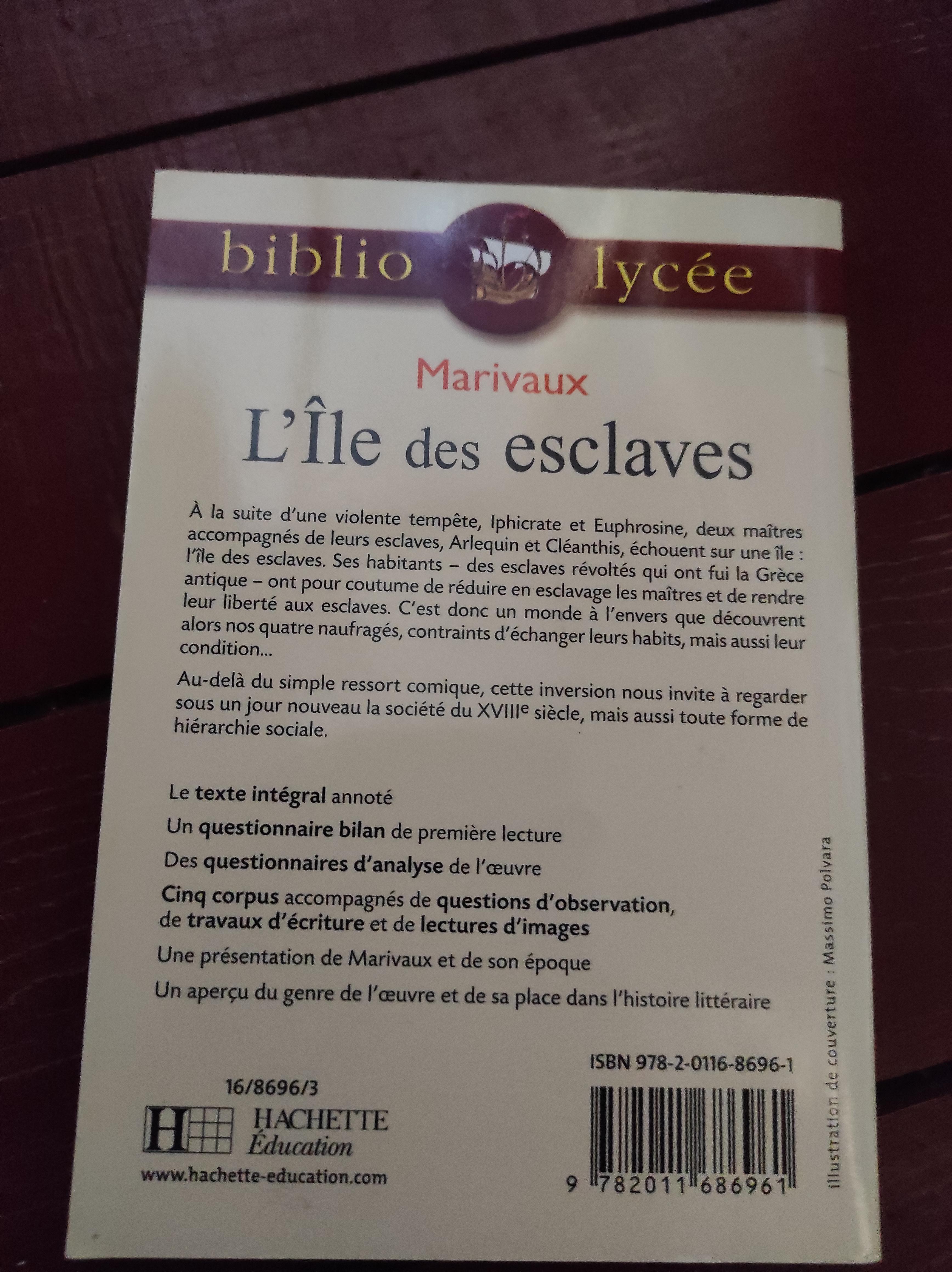 troc de troc livre l'ile des esclaves image 1