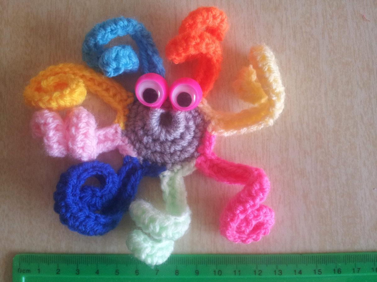 troc de troc petite pieuvre au crochet faite main #10 image 1