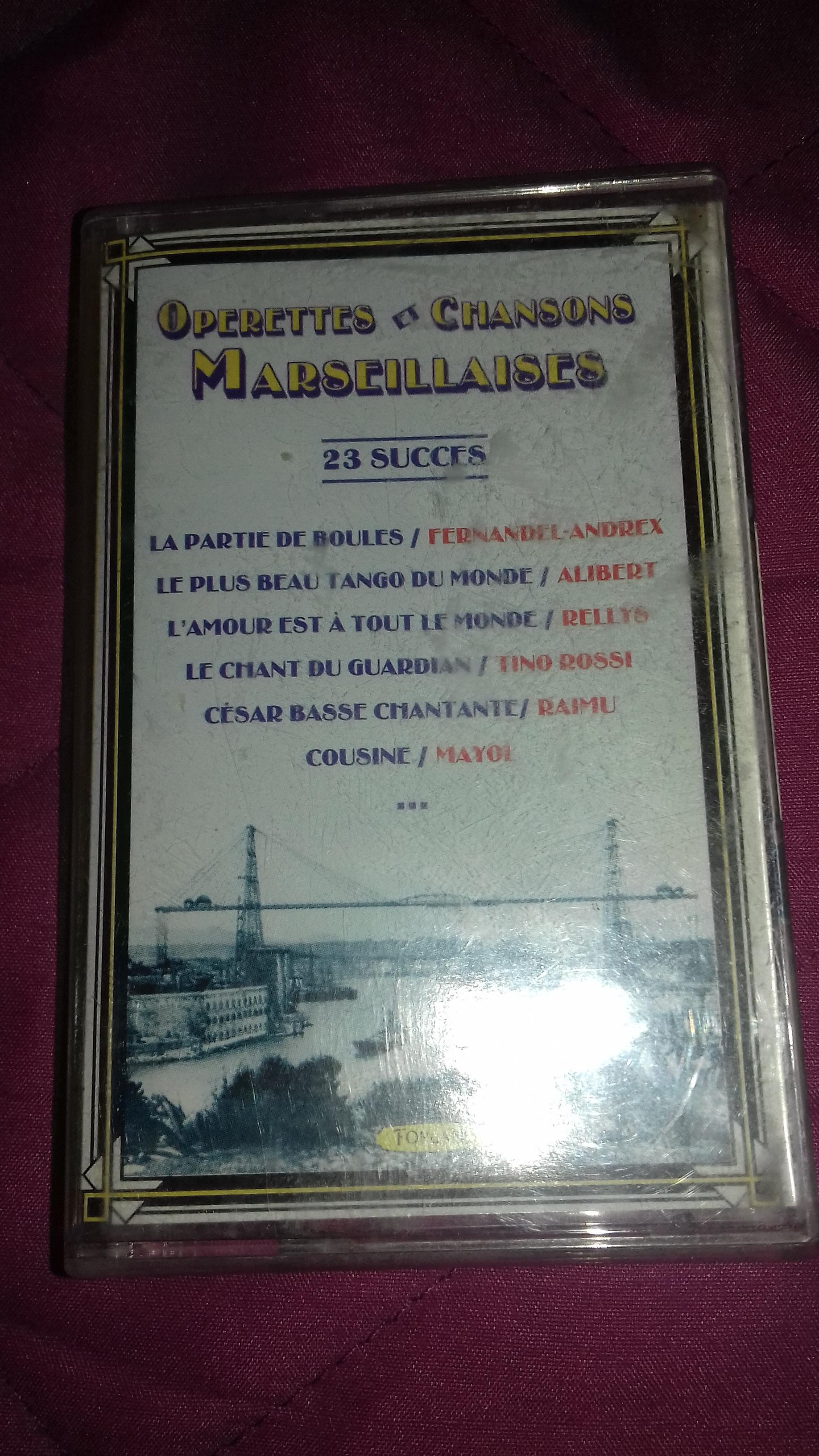 troc de troc cassette audio opérettes et chansons marseillaises image 0