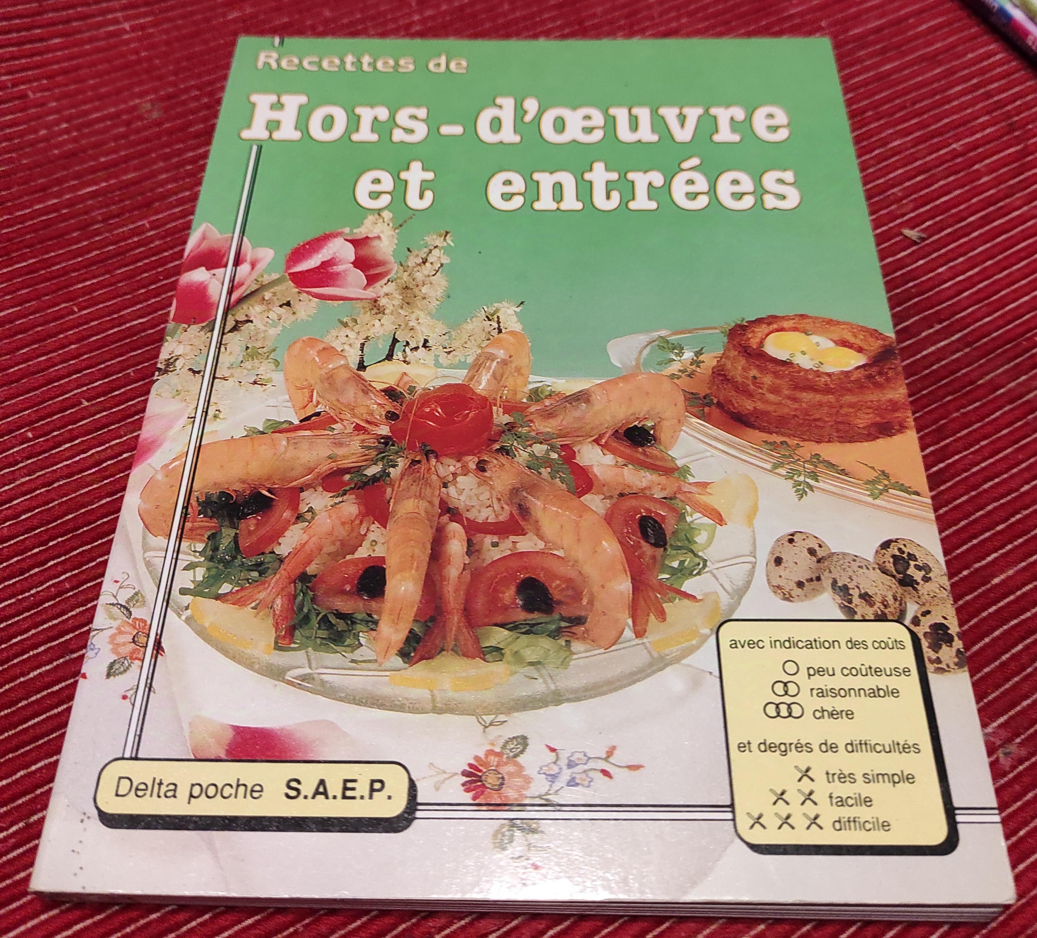 troc de troc réservé livre de recettes hors-d'œuvre et entrées image 0