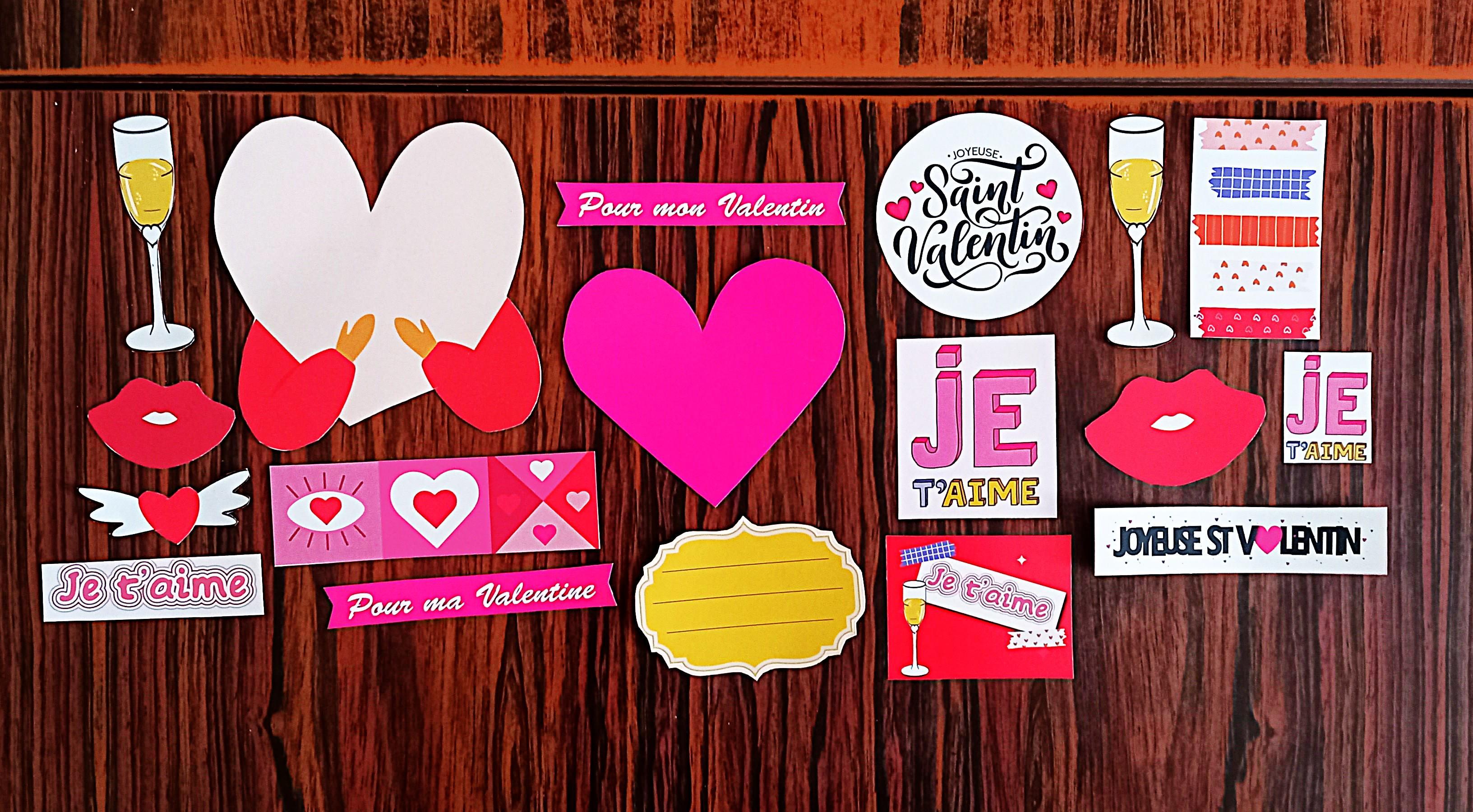 troc de troc etiquettes "st valentin". image 0