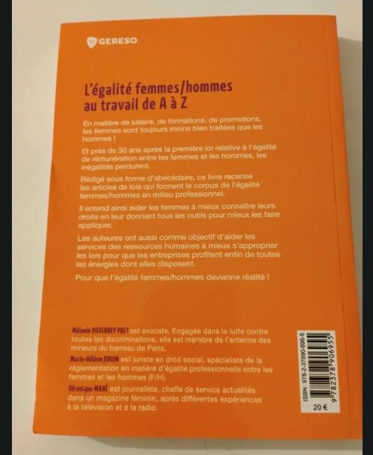 troc de troc essai "l'égalité femmes/hommes au travail de a à z" image 1