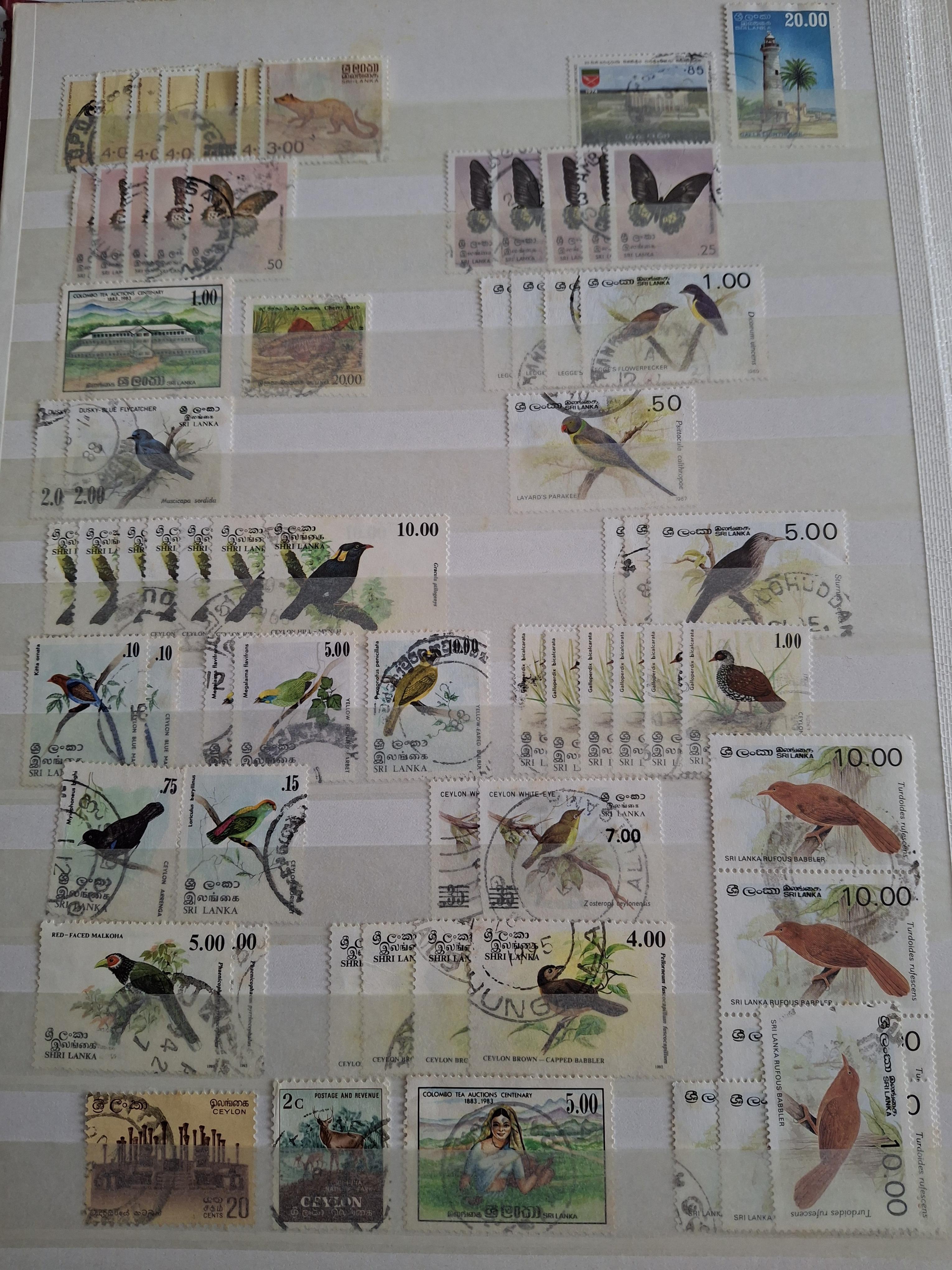 troc de troc echange timbres du sri lanka contre flyers uniquement image 0