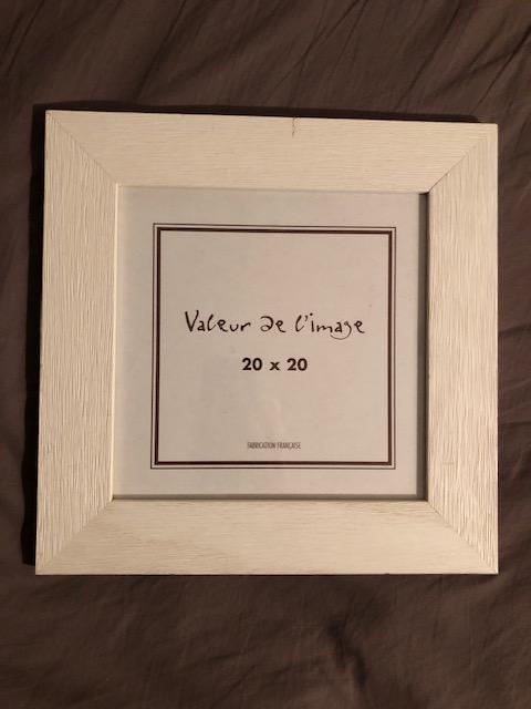 troc de troc cadre photo blanc visuel 20x20cm image 0