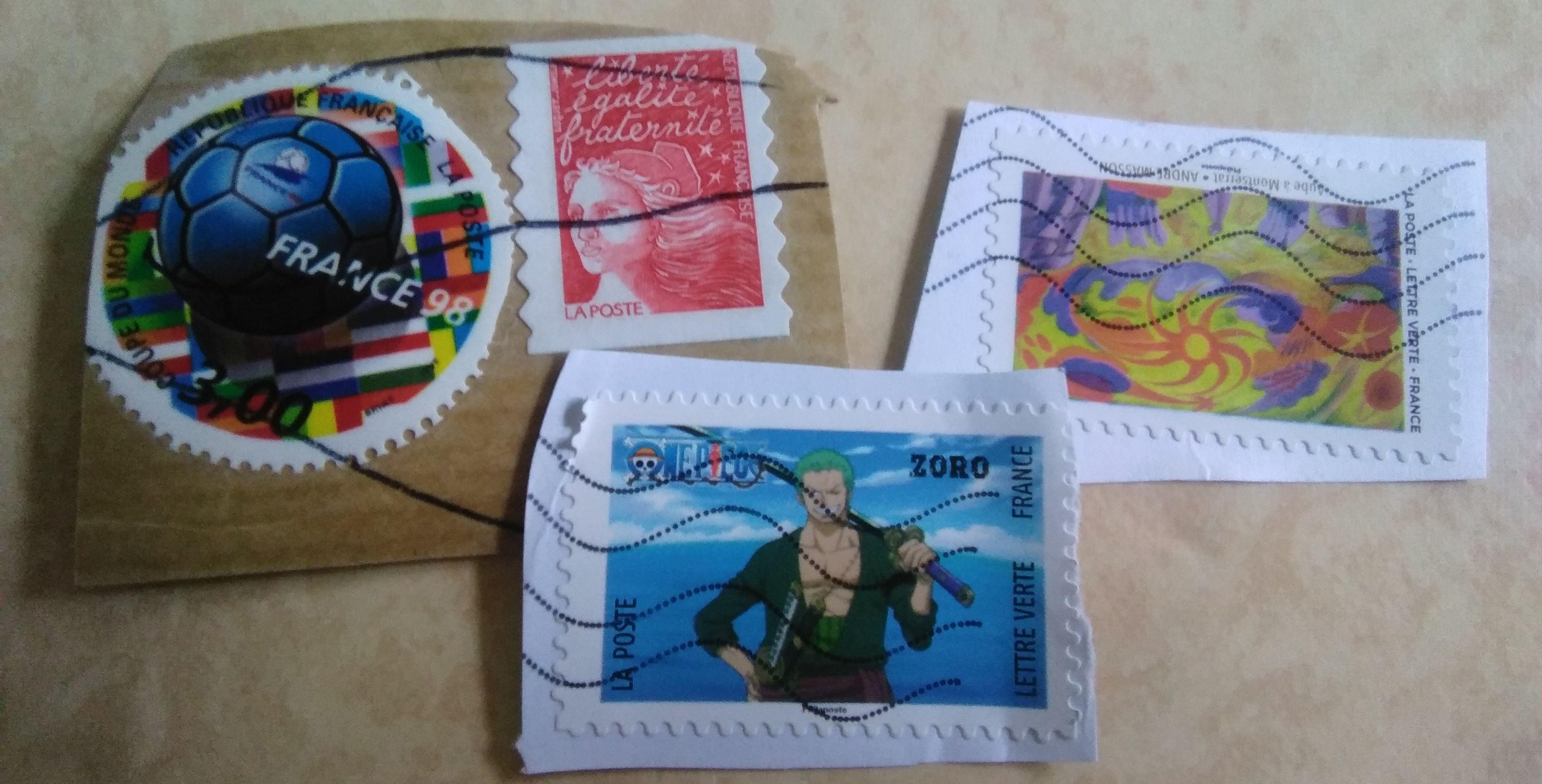 troc de troc lot timbres collection, bon état image 0