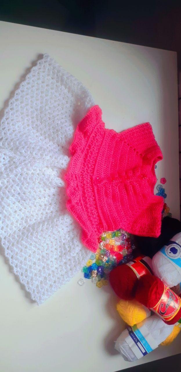 troc de troc crochet baby dress image 0