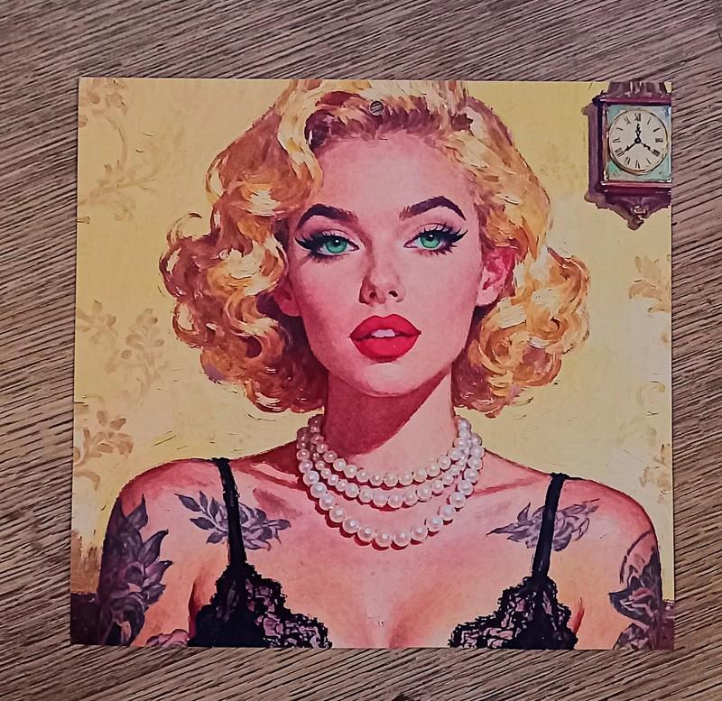 troc de troc affichette "pin-up glamour". image 0