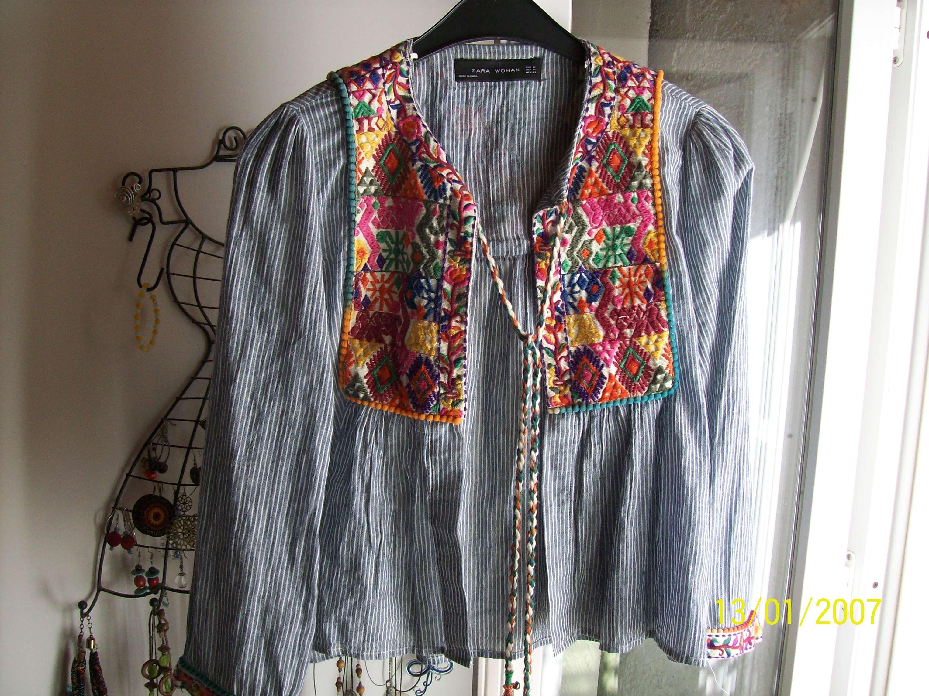troc de troc haut marinière brodé zara taille s image 0