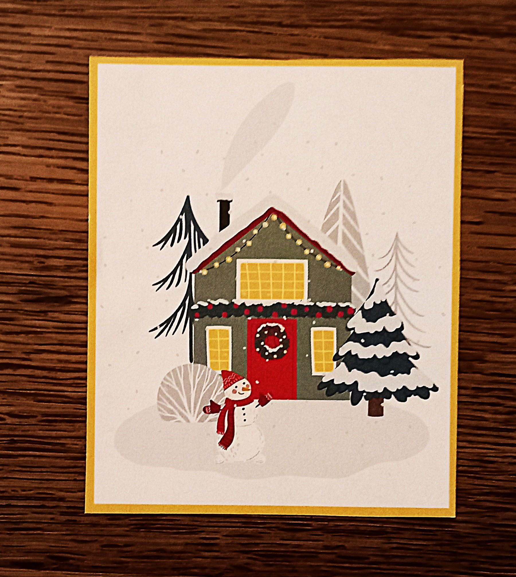 troc de troc carte "maison de noël". image 0