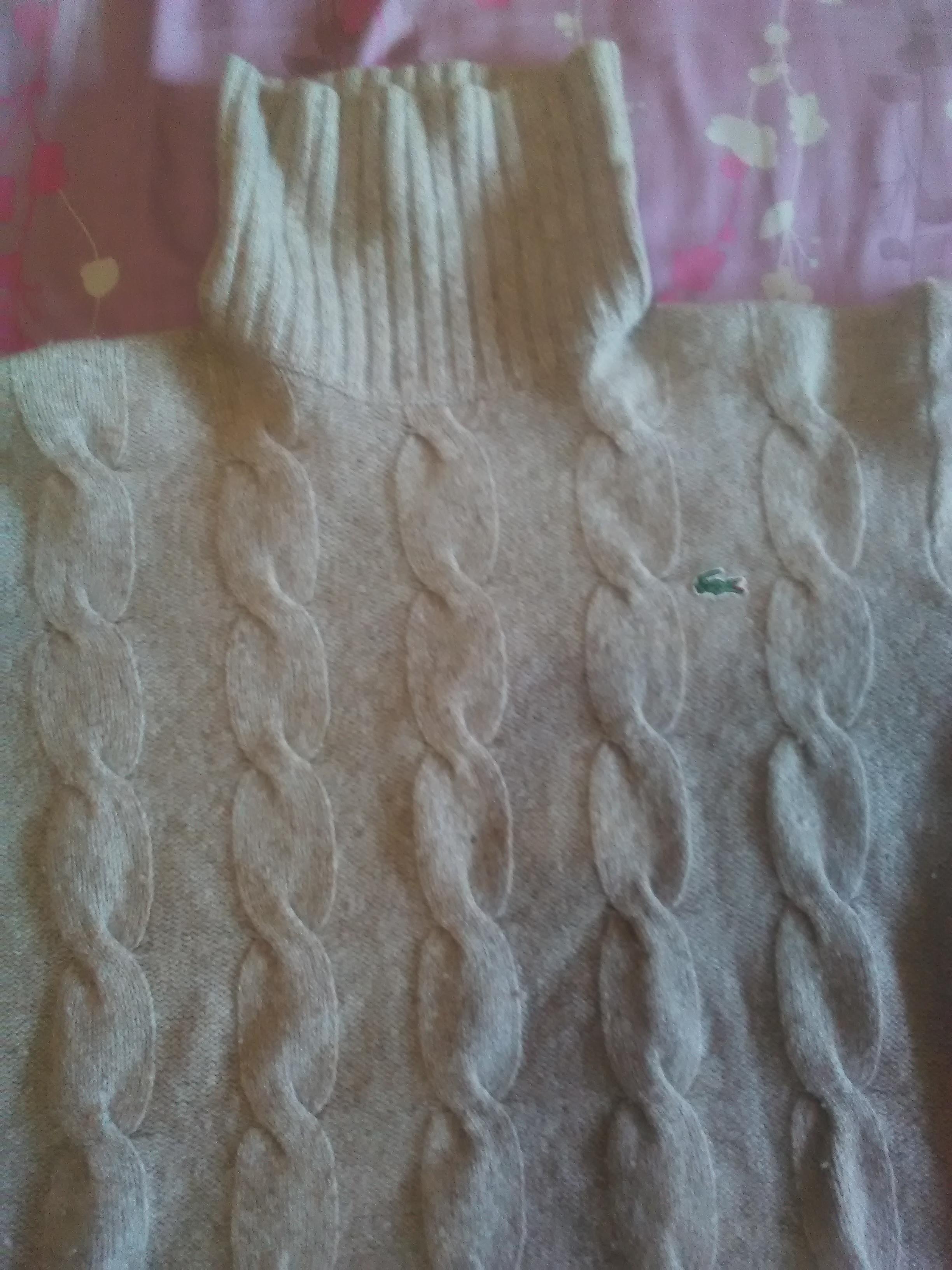 troc de troc pull lacoste en laine à col roulé image 0