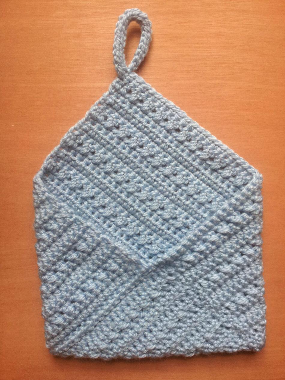 troc de troc porte papier suspendu au crochet fait main image 1