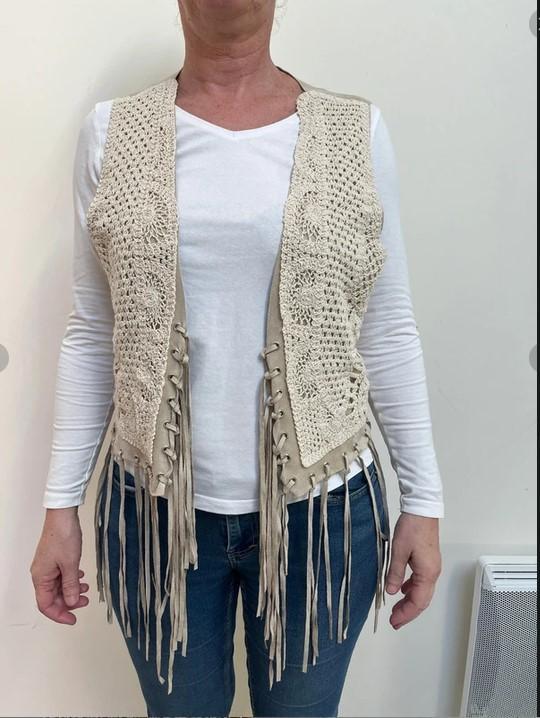 troc de troc gilet à franges m image 0