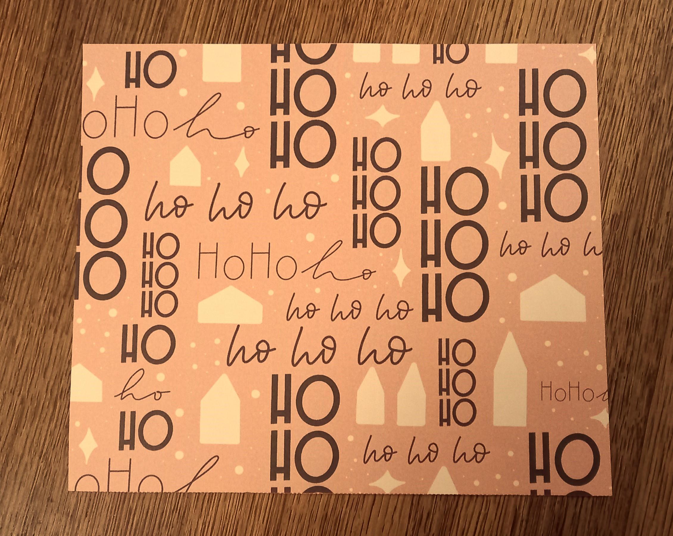 troc de troc papier créatif "ho ho ho". image 0