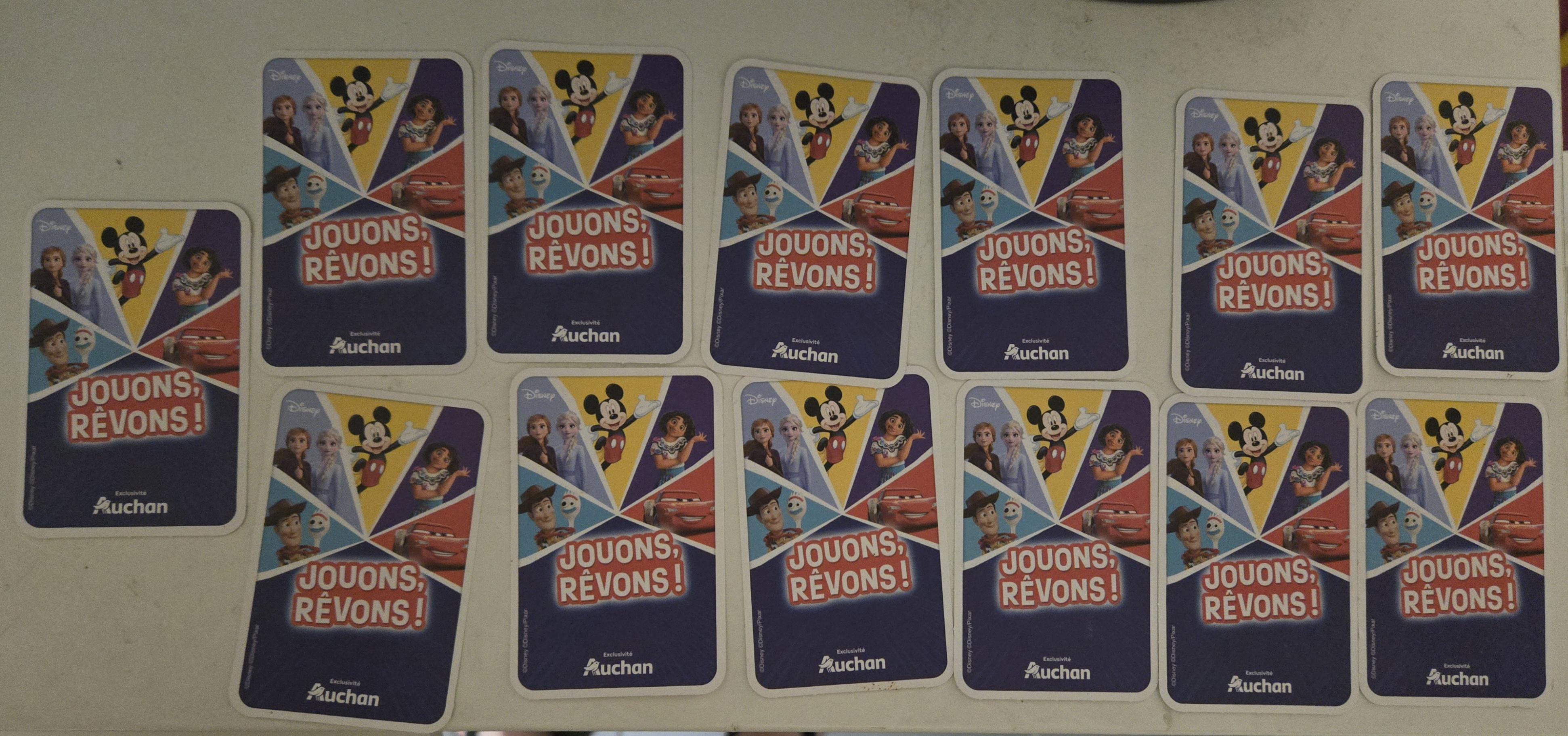 troc de troc 13 cartes disney auchan 100 ans image 1