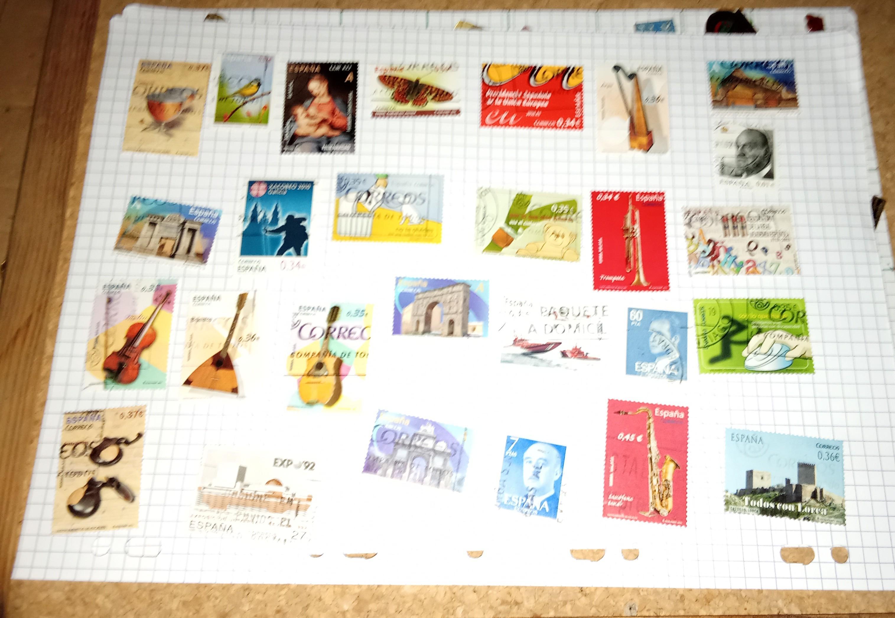 troc de troc lot timbres espagnols image 1