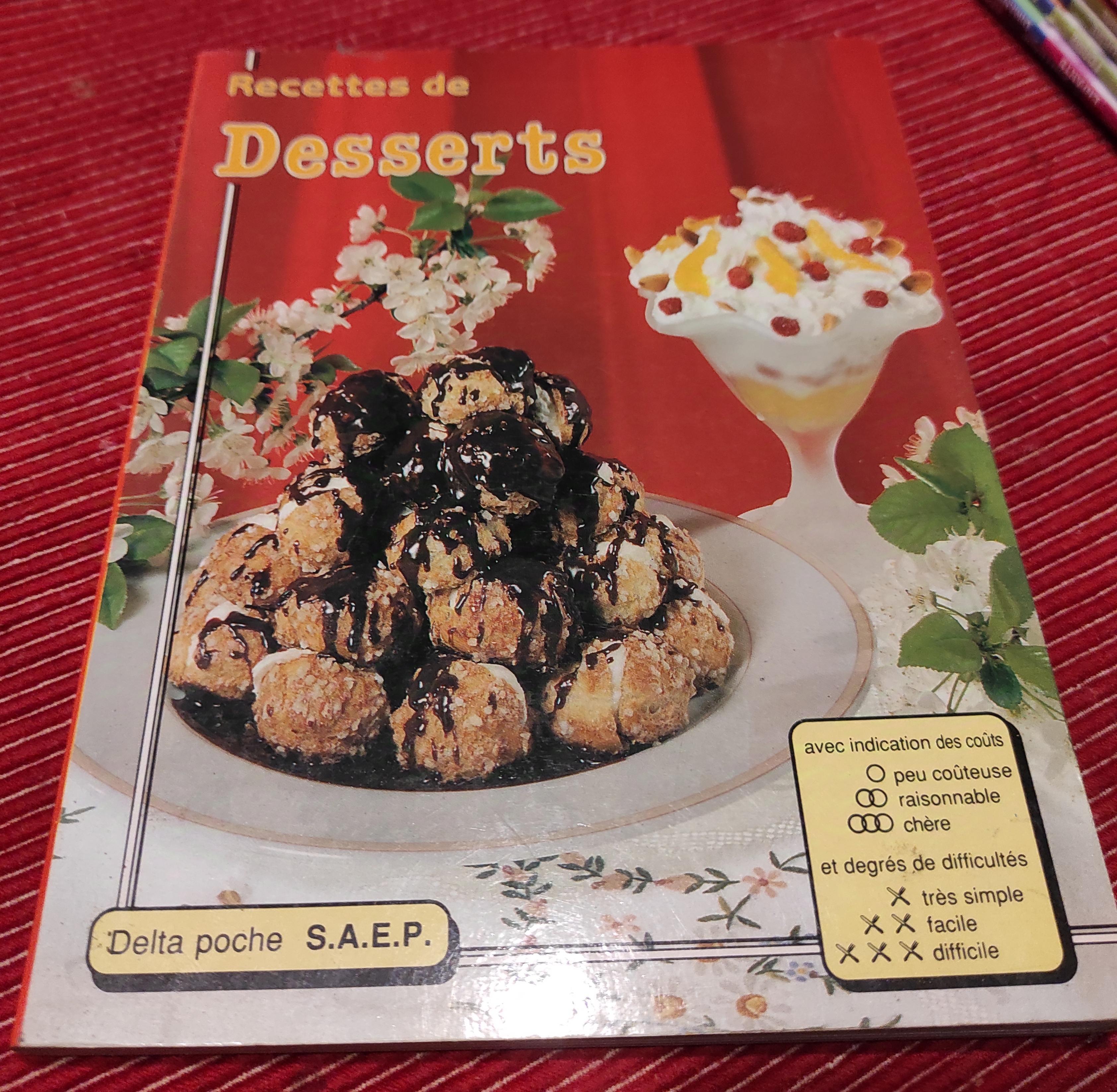 troc de troc réservé livre de recettes de desserts image 0