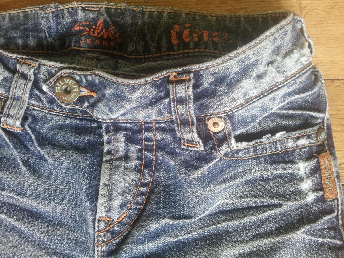 troc de troc pantacourt jean taille basse t34 image 2