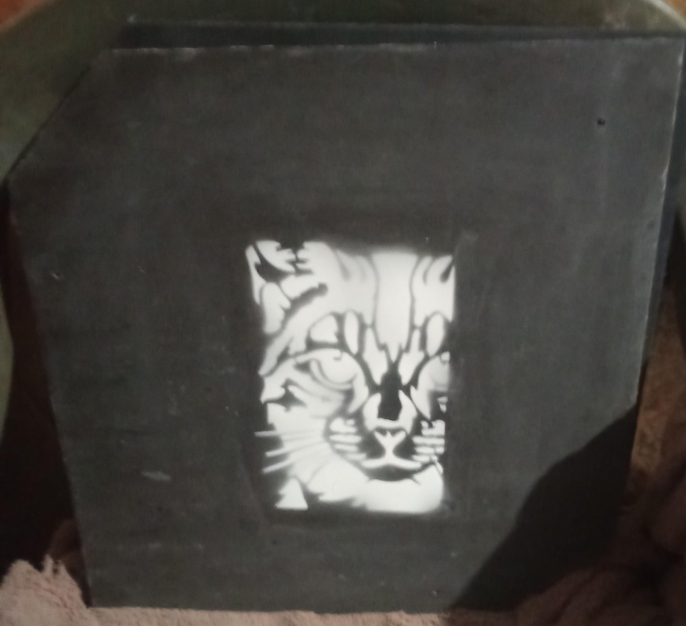 troc de troc déco chat sur ardoise fait main possibilité de rajouter le prénom image 0