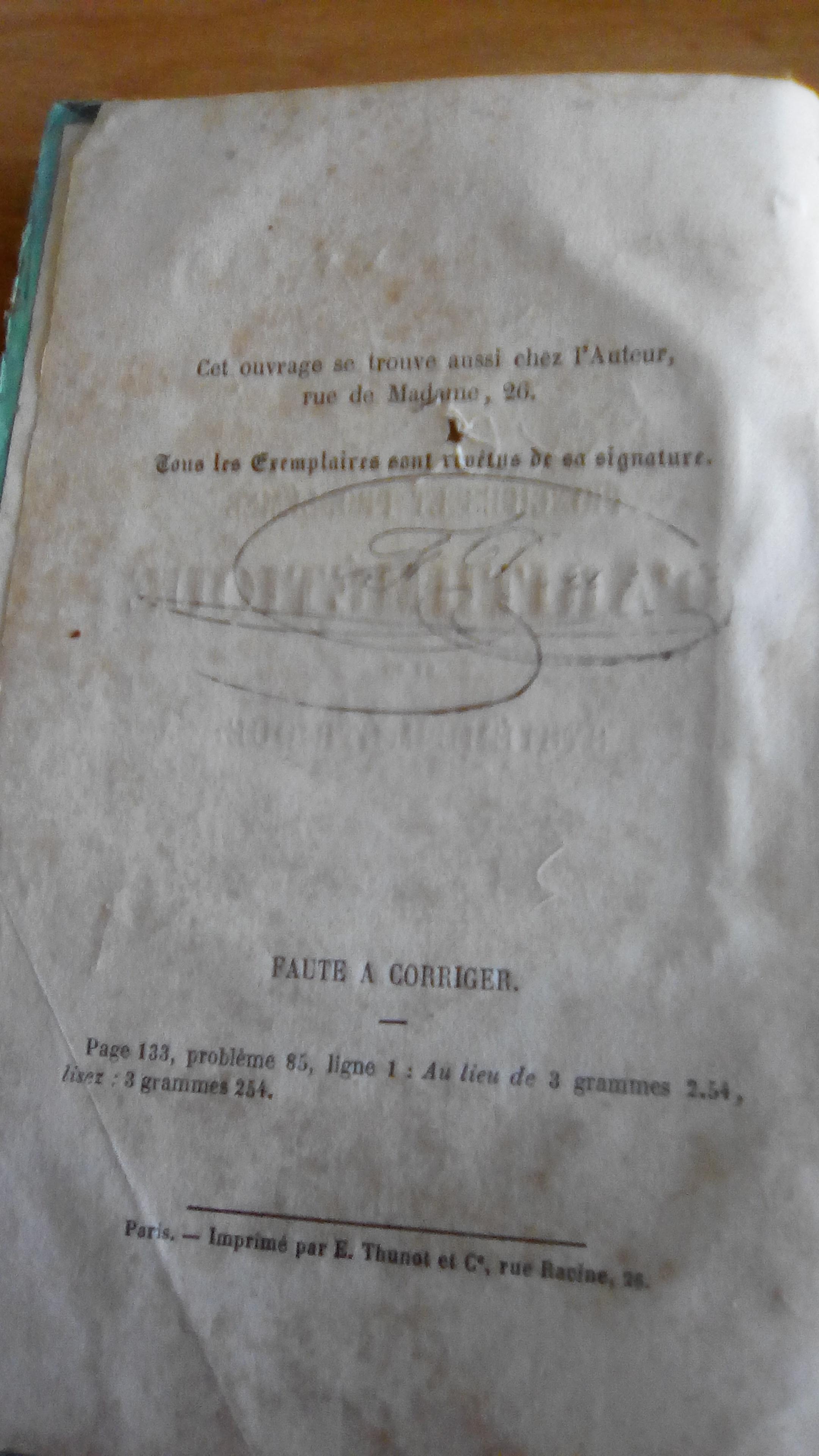 troc de troc livre de 1865 arithmÉtique image 2