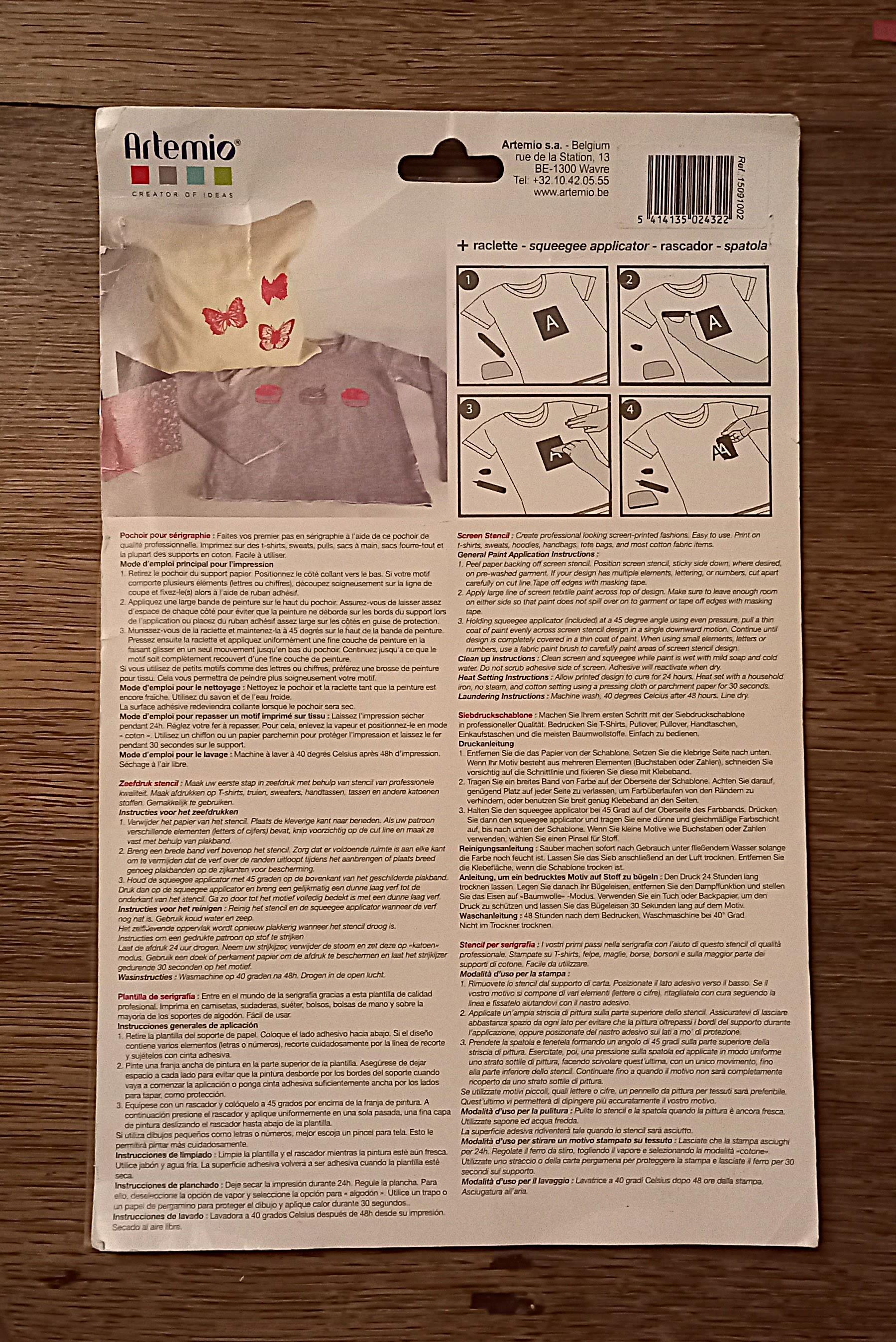 troc de troc pochoir pour sérigraphie. image 1