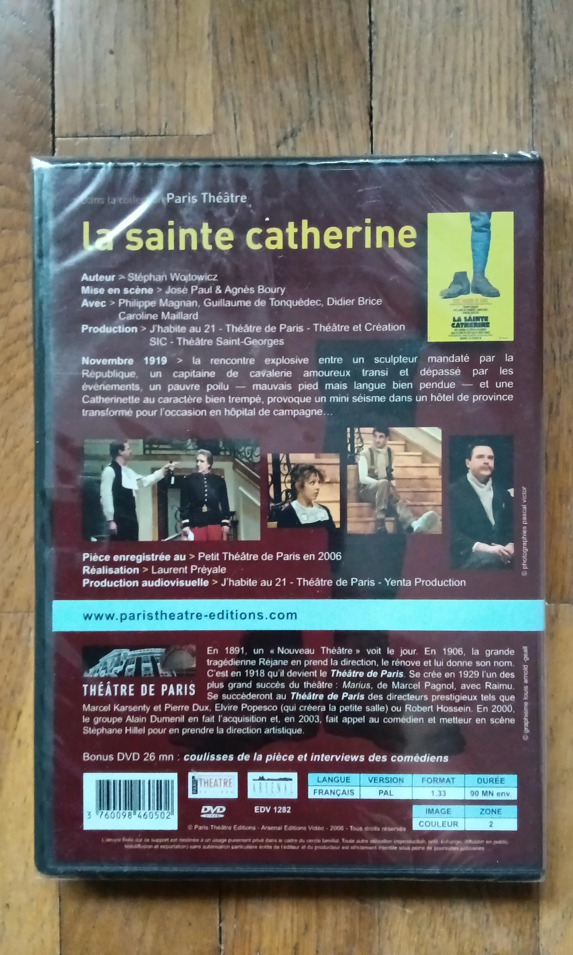 troc de troc la sainte catherine dvd neuf sous cellophane, pièce de théâtre image 1