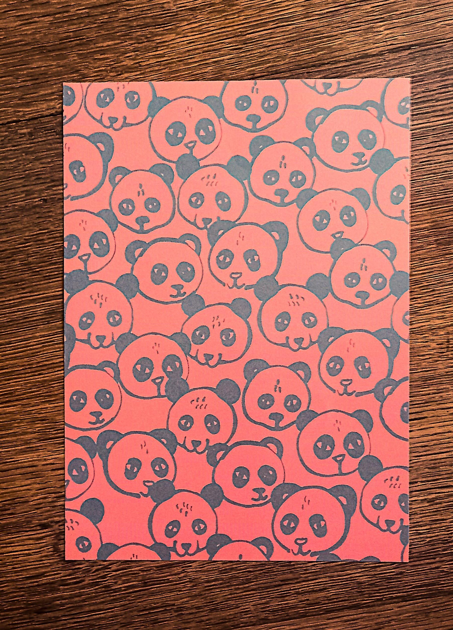 troc de troc papier créatif "pandas". image 0