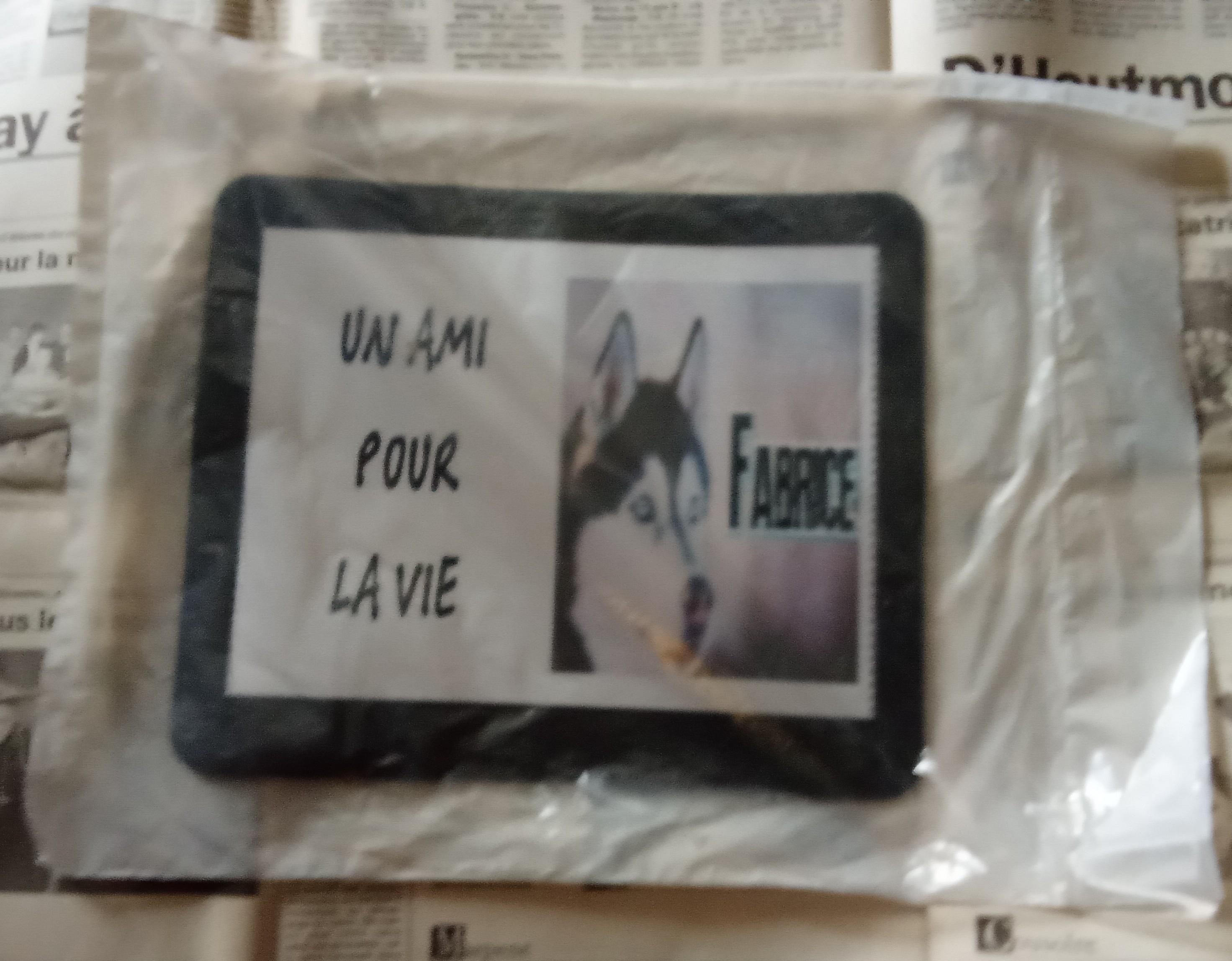 troc de troc tapis de souris personnalisé neuf ( idée cadeau) image 0