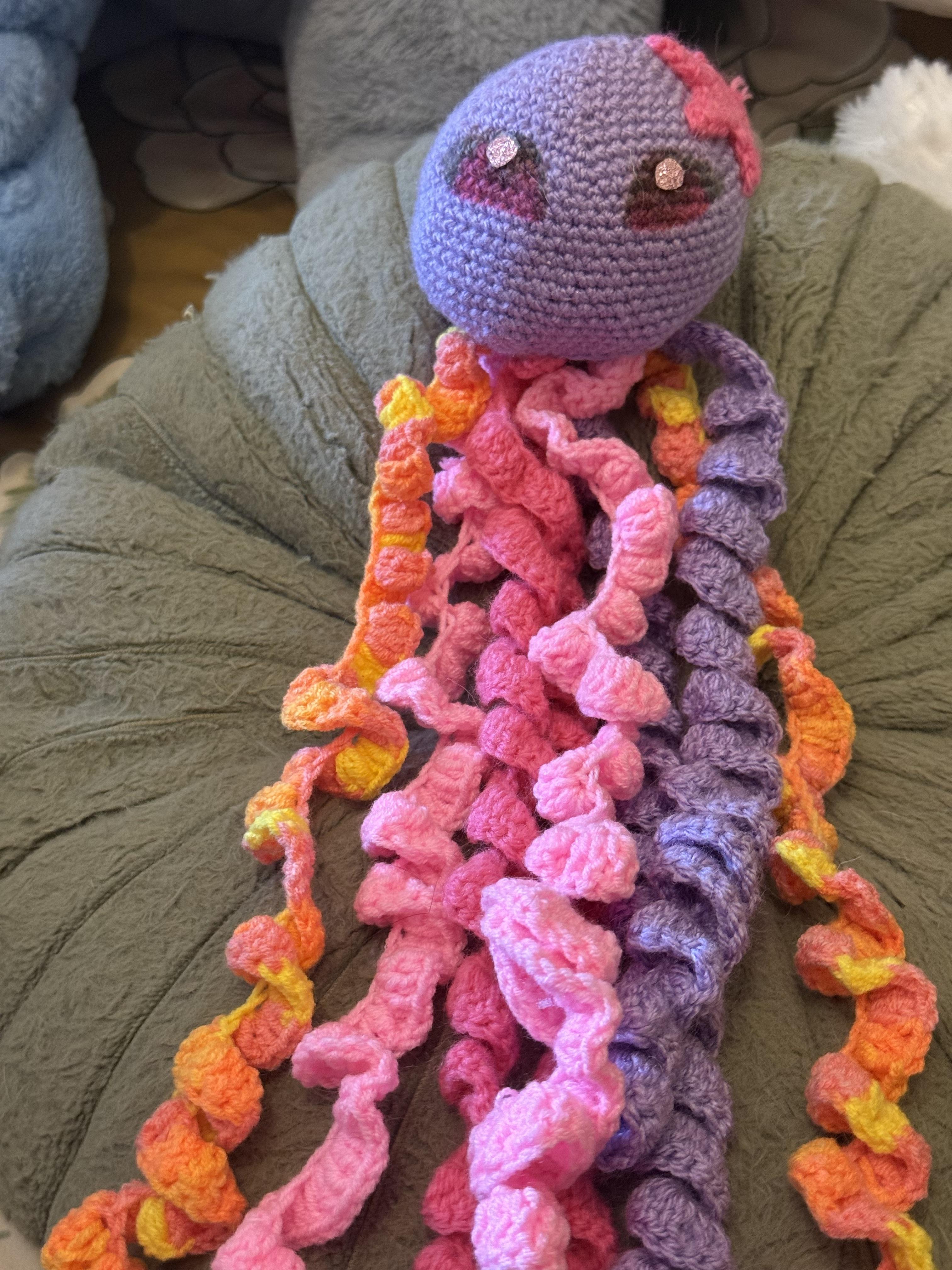 troc de troc pieuvre peluche artisanal image 2