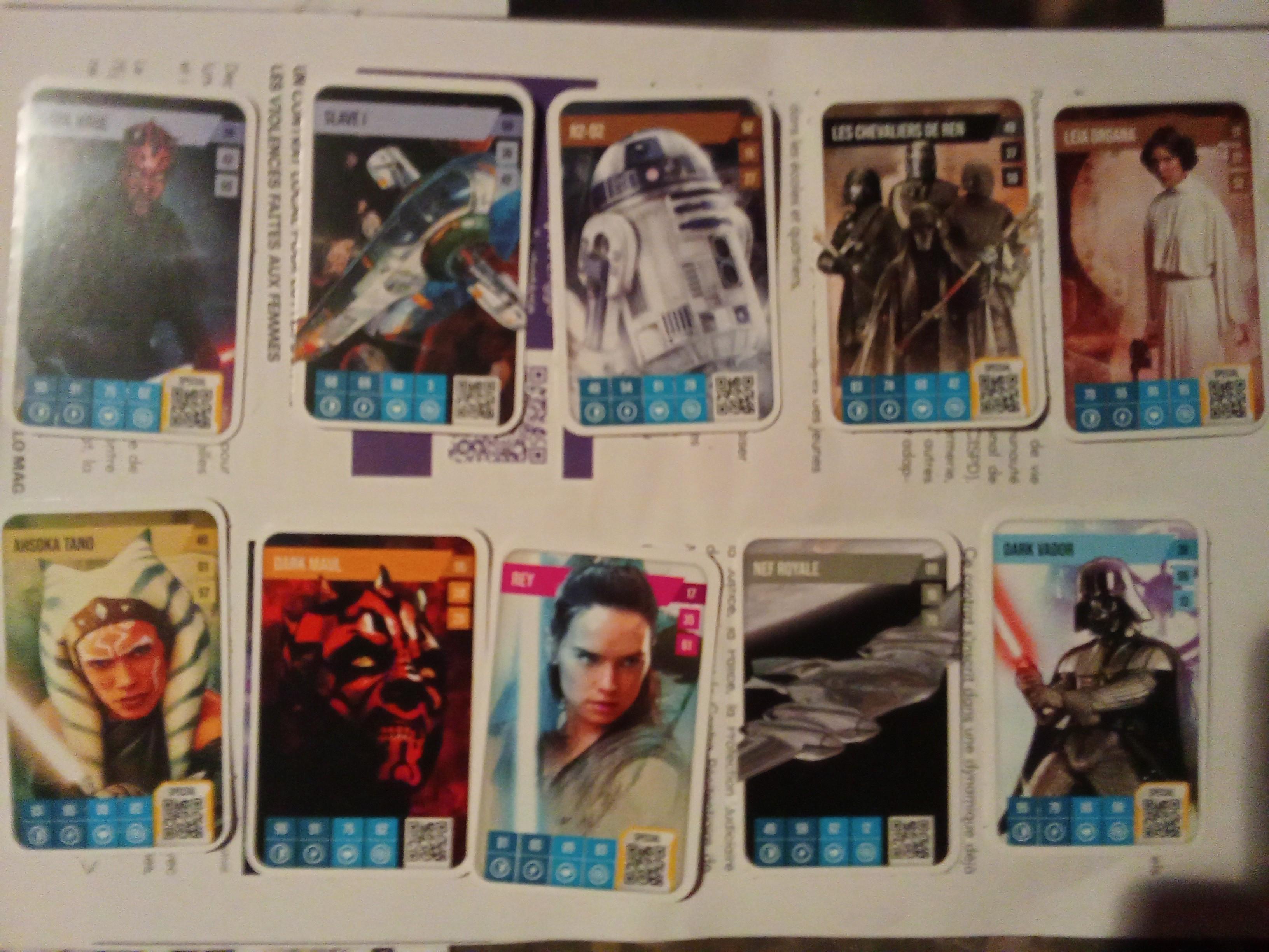 troc de troc lot cartes star wars image 1