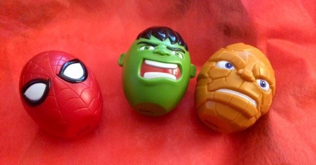 troc de troc lot de 3 œufs interactifs marvel - silvertit image 0