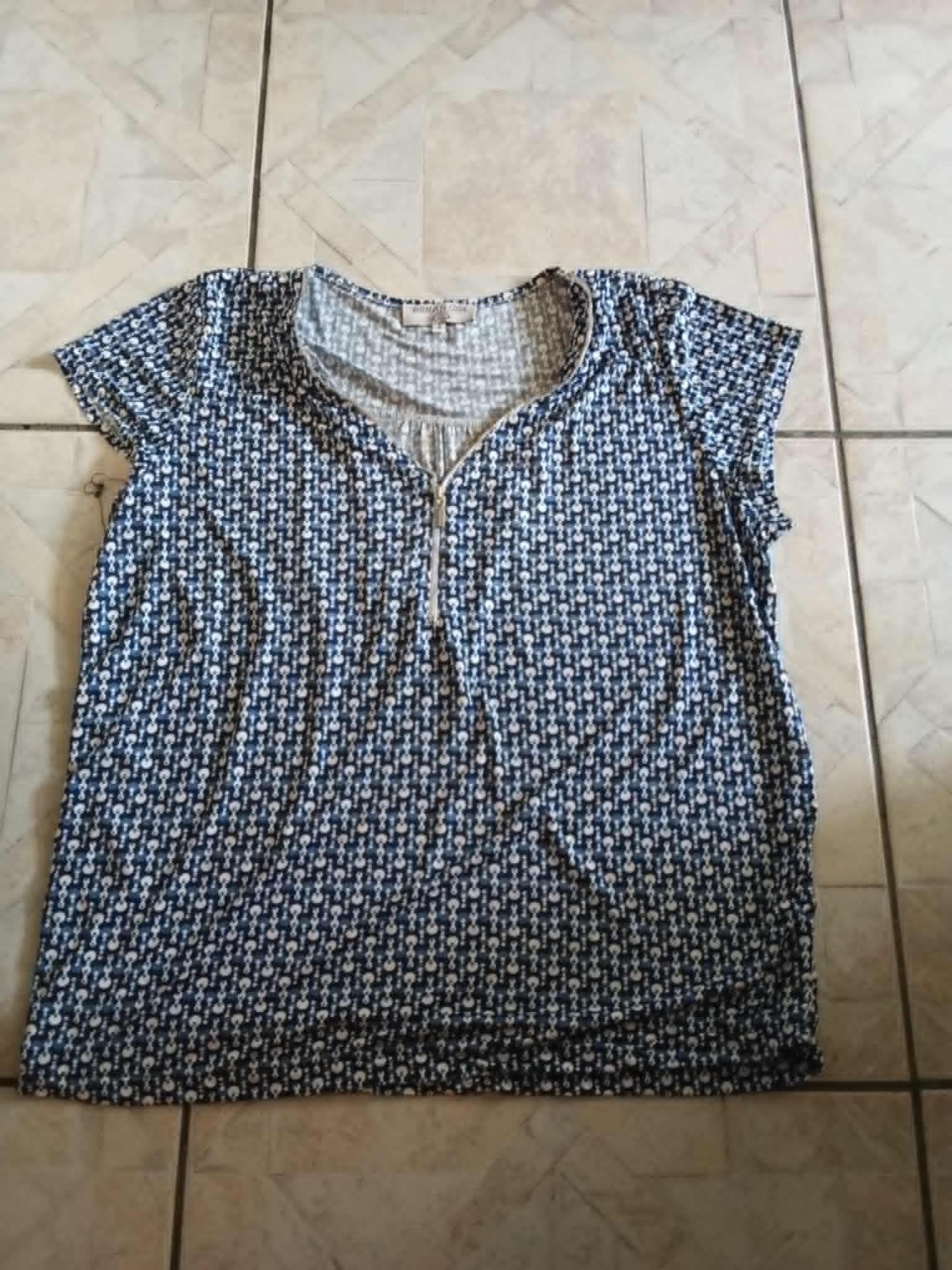 troc de troc tunique bleu leger taille 5  marque wonman  code image 0