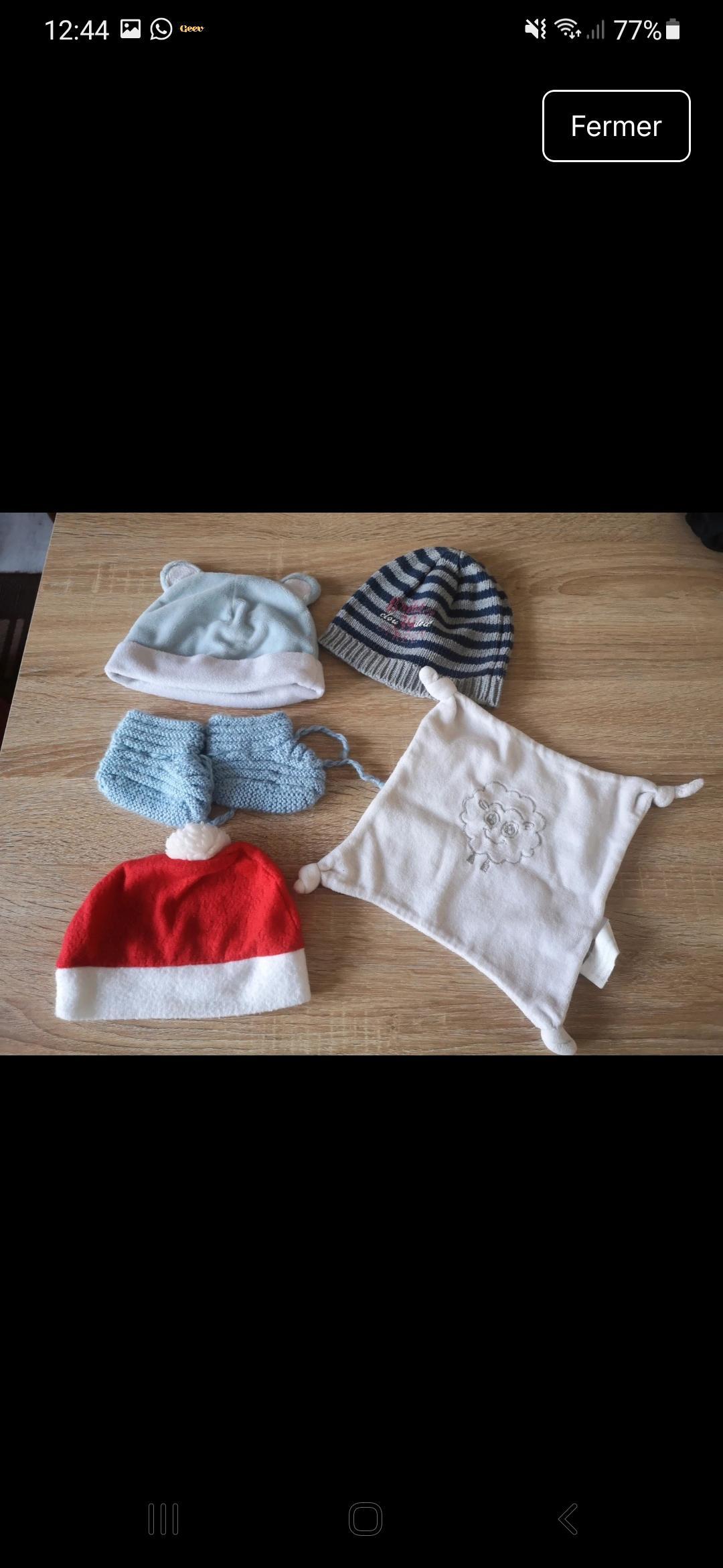 troc de troc bonnet bébé image 0