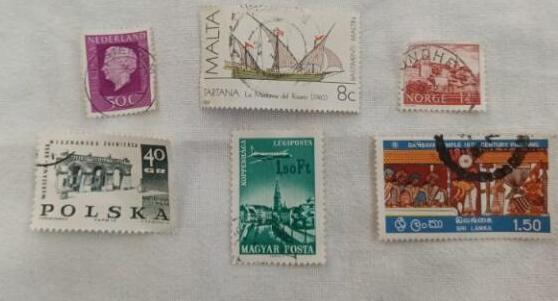 troc de troc timbres du monde - divers pays image 0