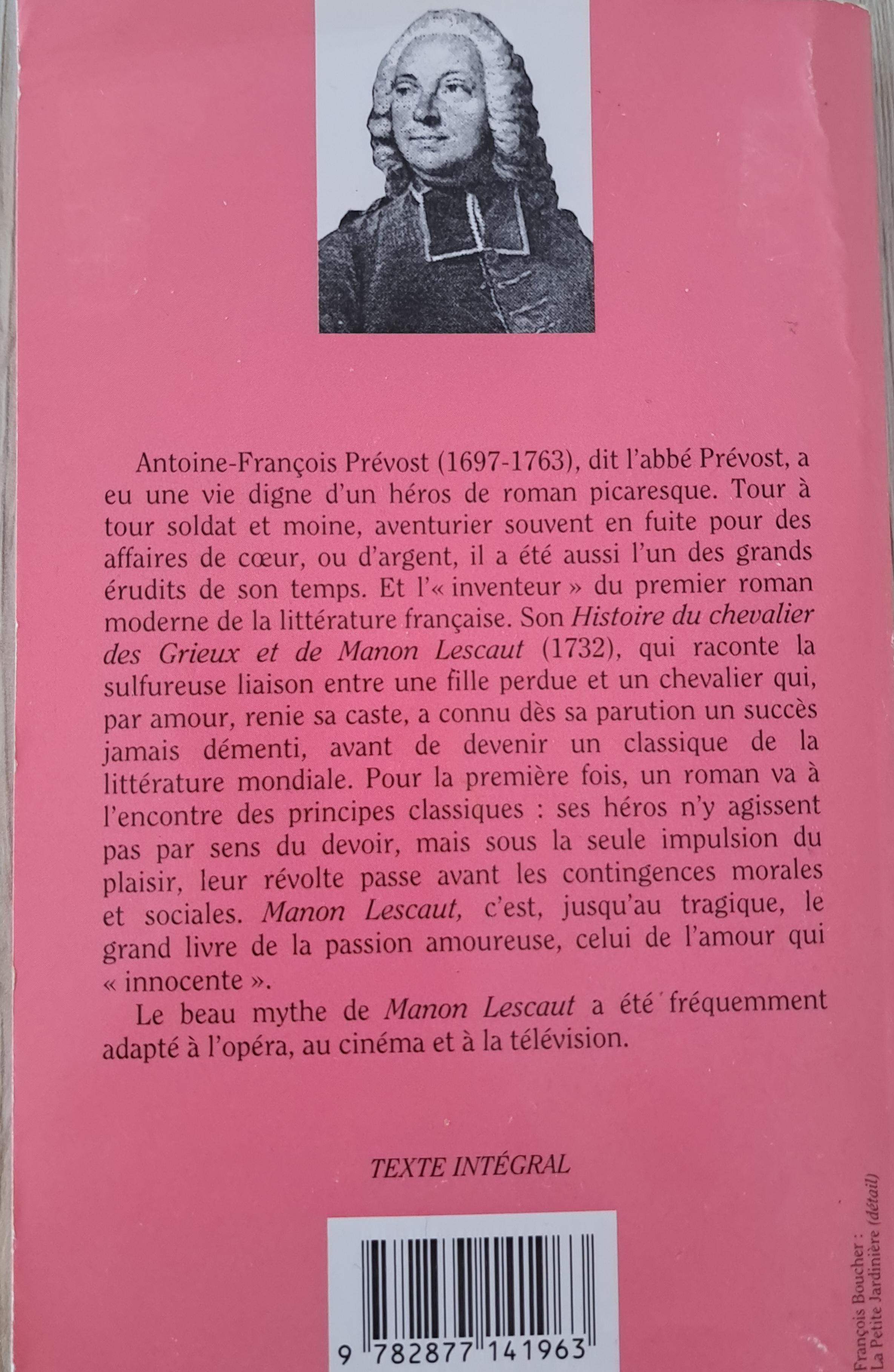troc de troc manon lescaut de l'abbé prevost image 1