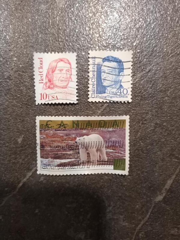 troc de troc timbres du monde -  usa & canada image 0