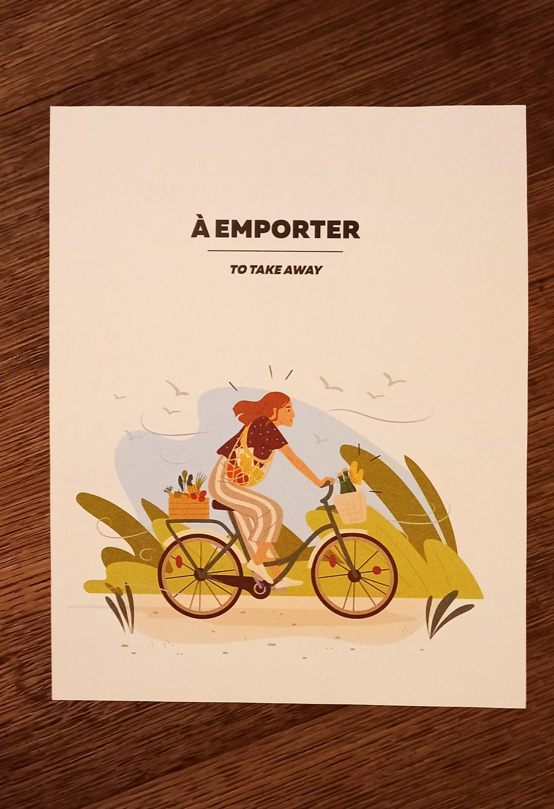 troc de troc affichette "a emporter". image 0