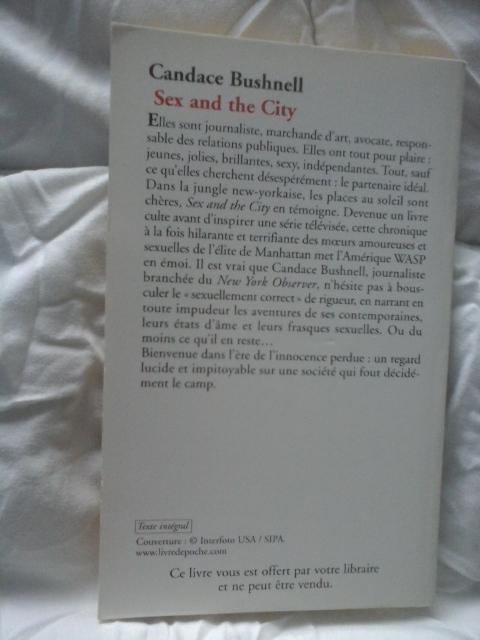 troc de troc sex & the city de candace bushnell image 1