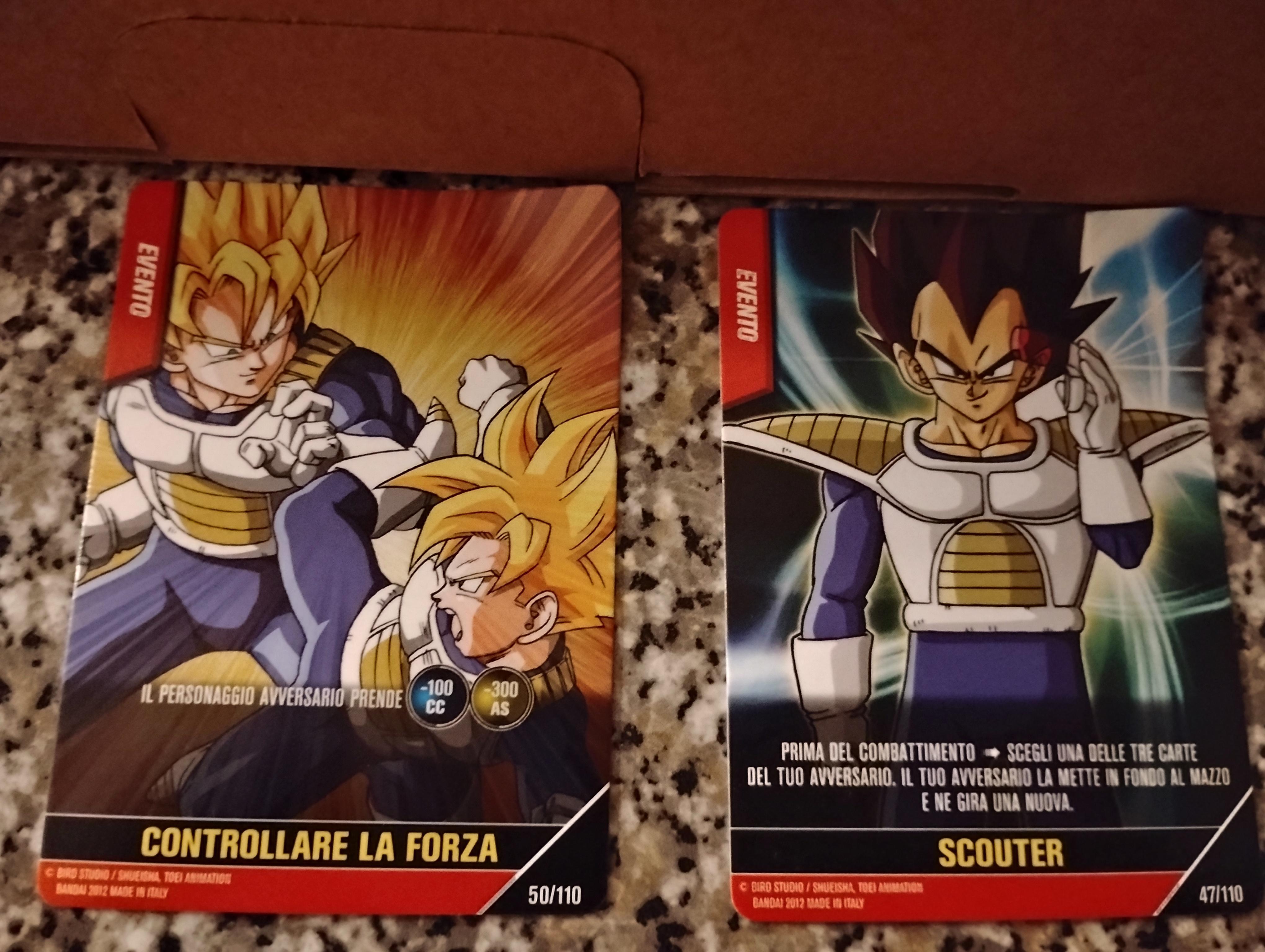 troc de troc 6 cartes dragon ball image 1
